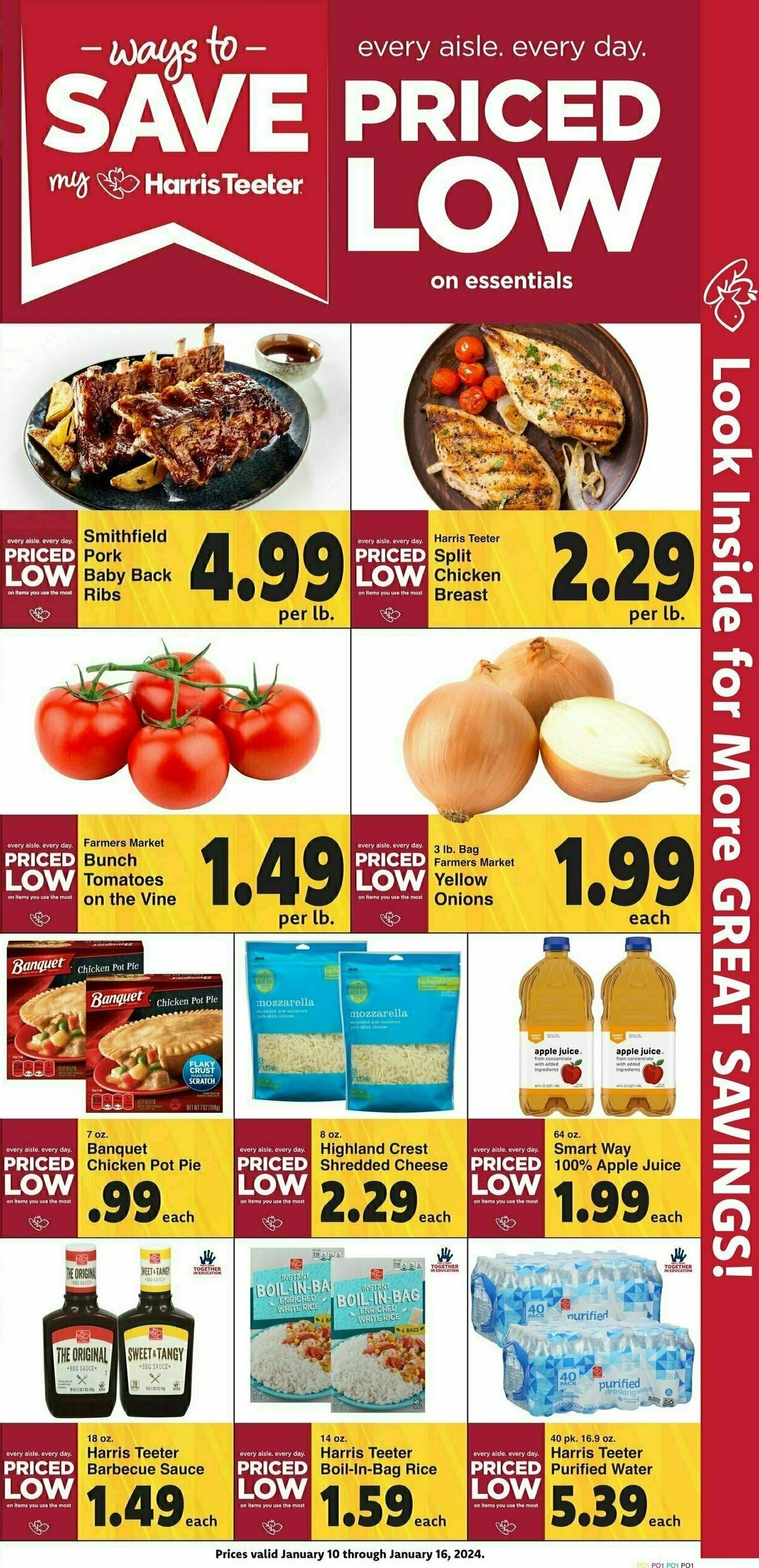 Harris Teeter Weekly Ad from January 10