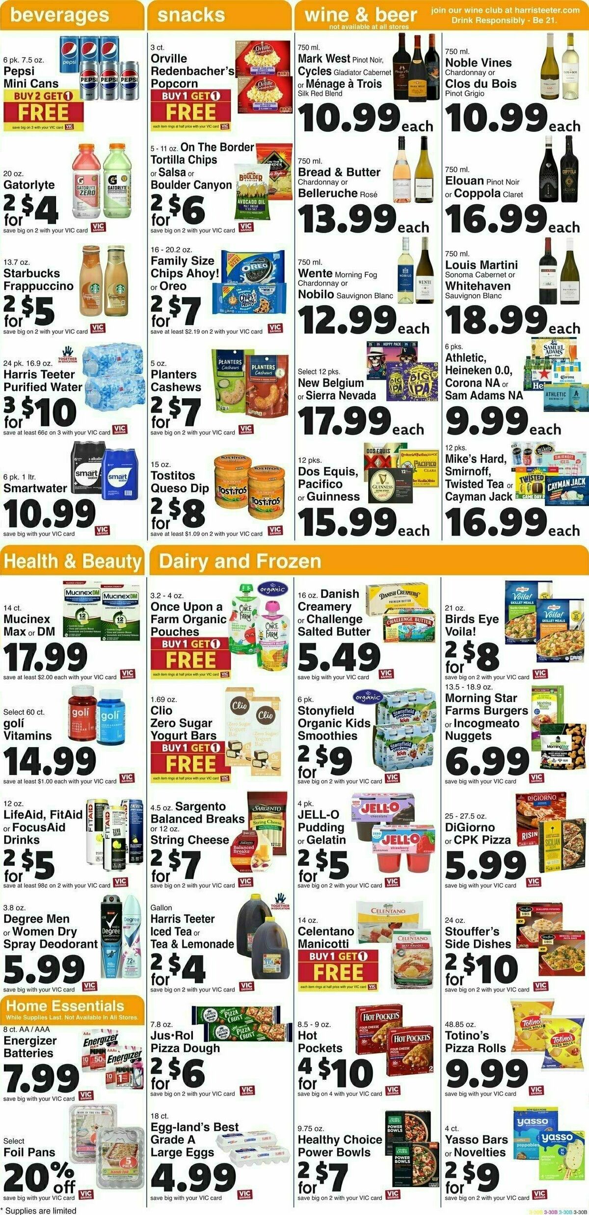 Harris Teeter Weekly Ad from January 17