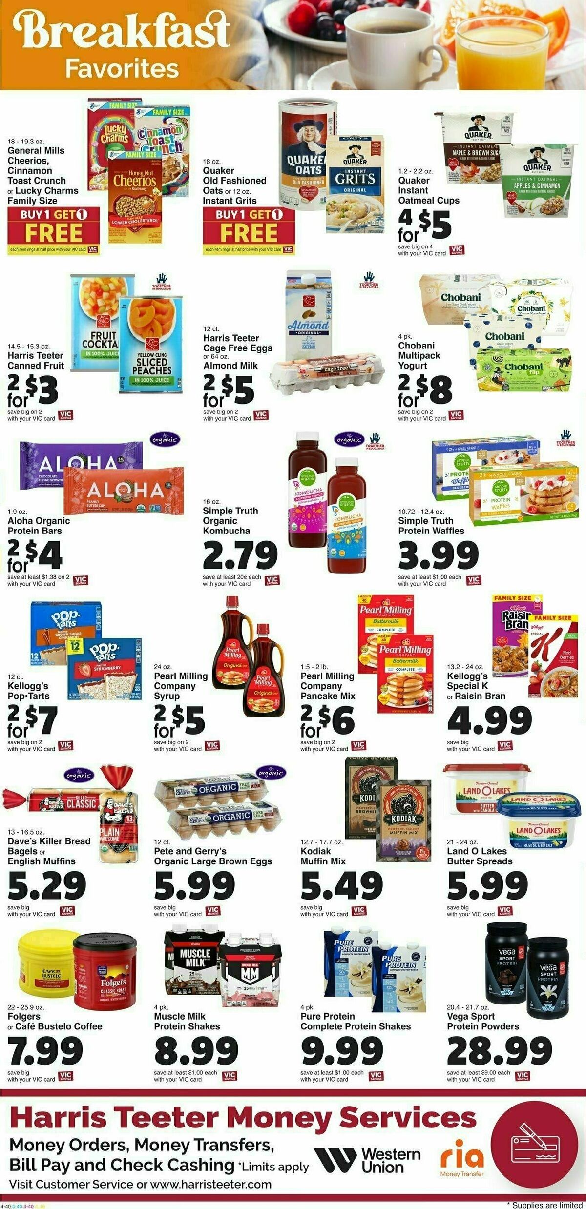 Harris Teeter Weekly Ad from January 17