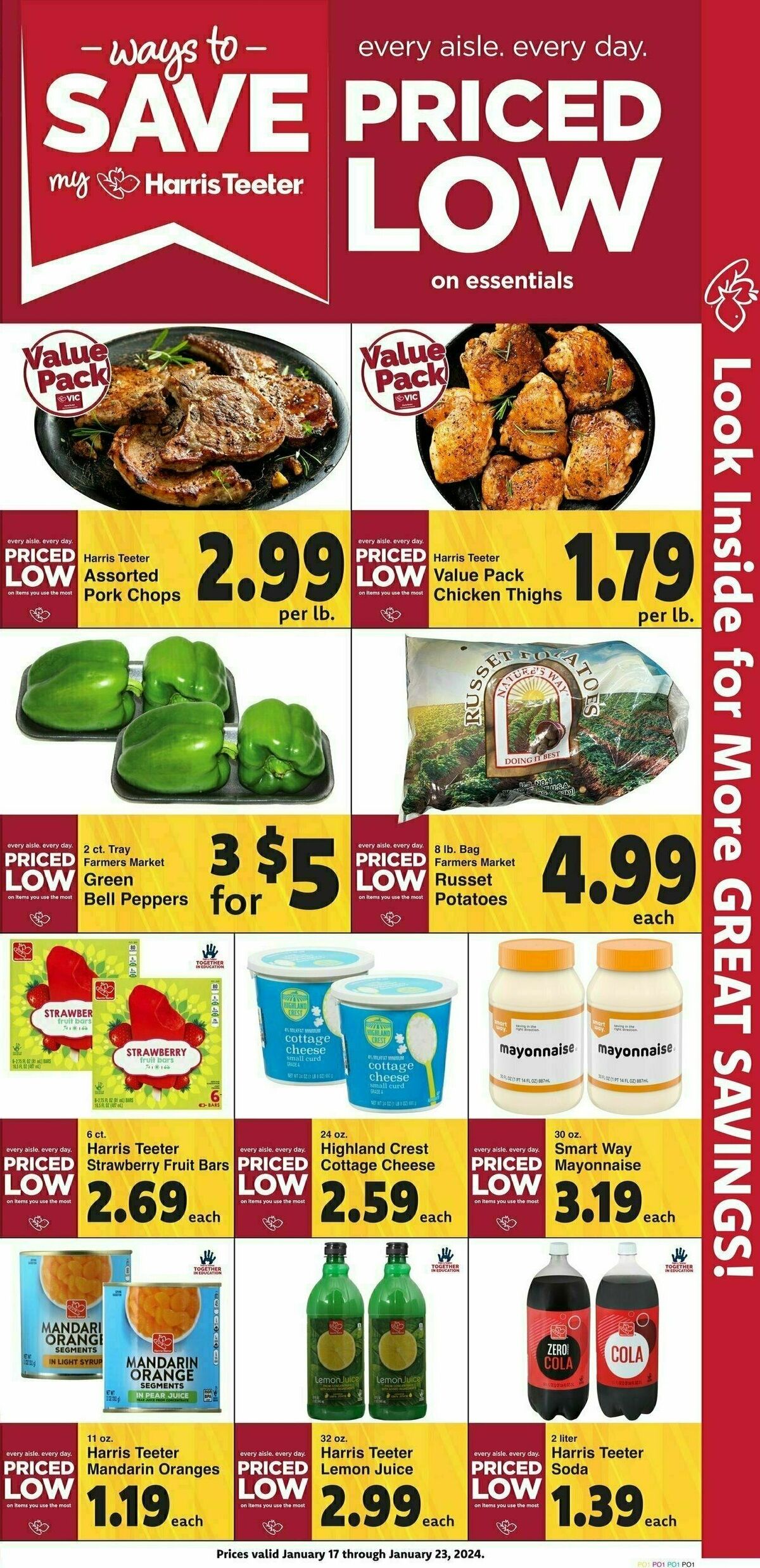 Harris Teeter Weekly Ad from January 17