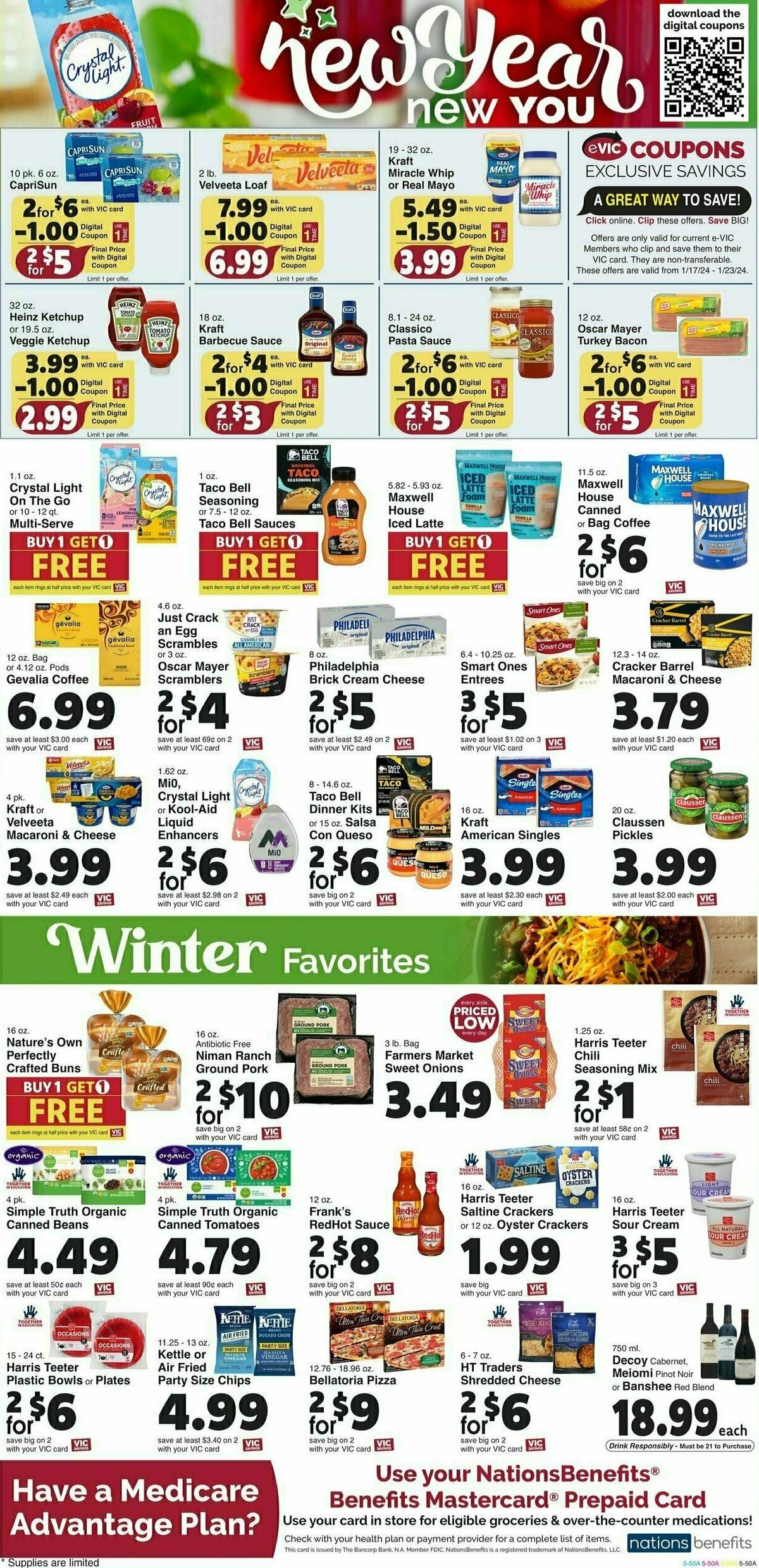 Harris Teeter Weekly Ad from January 17