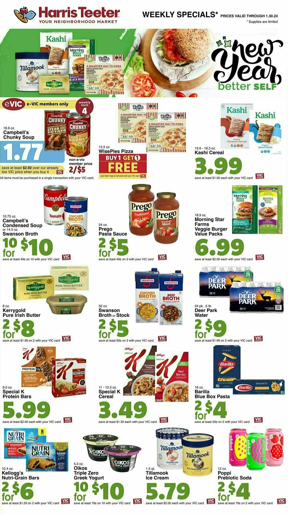 Harris Teeter Weekly Ad from January 24