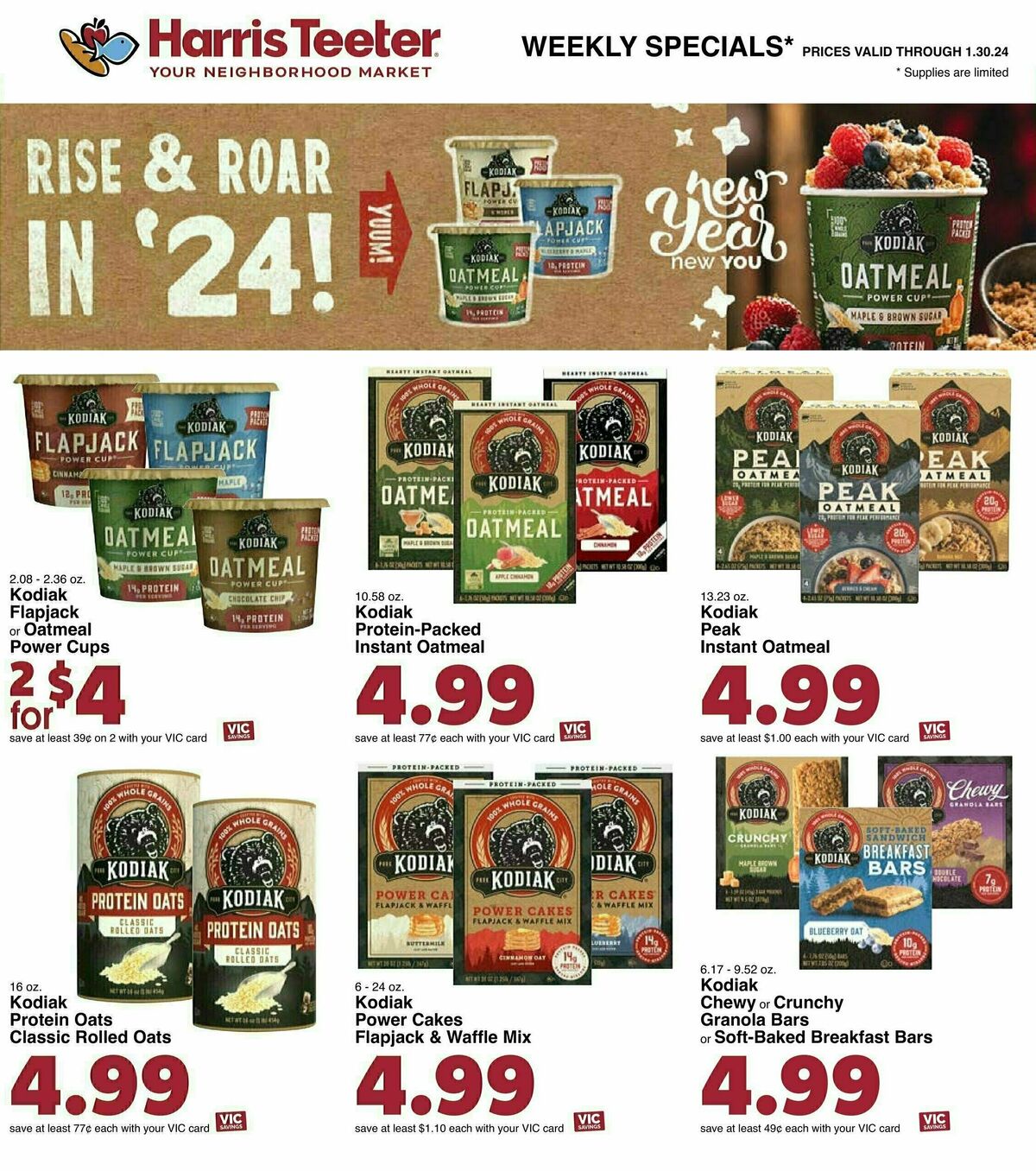 Harris Teeter Weekly Ad from January 24