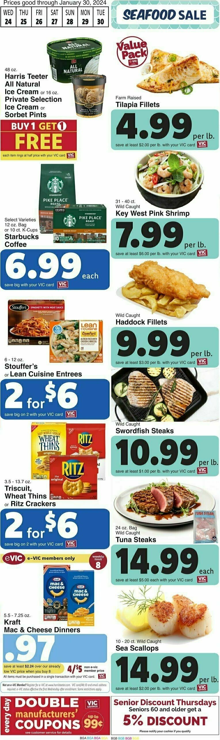 Harris Teeter Weekly Ad from January 24