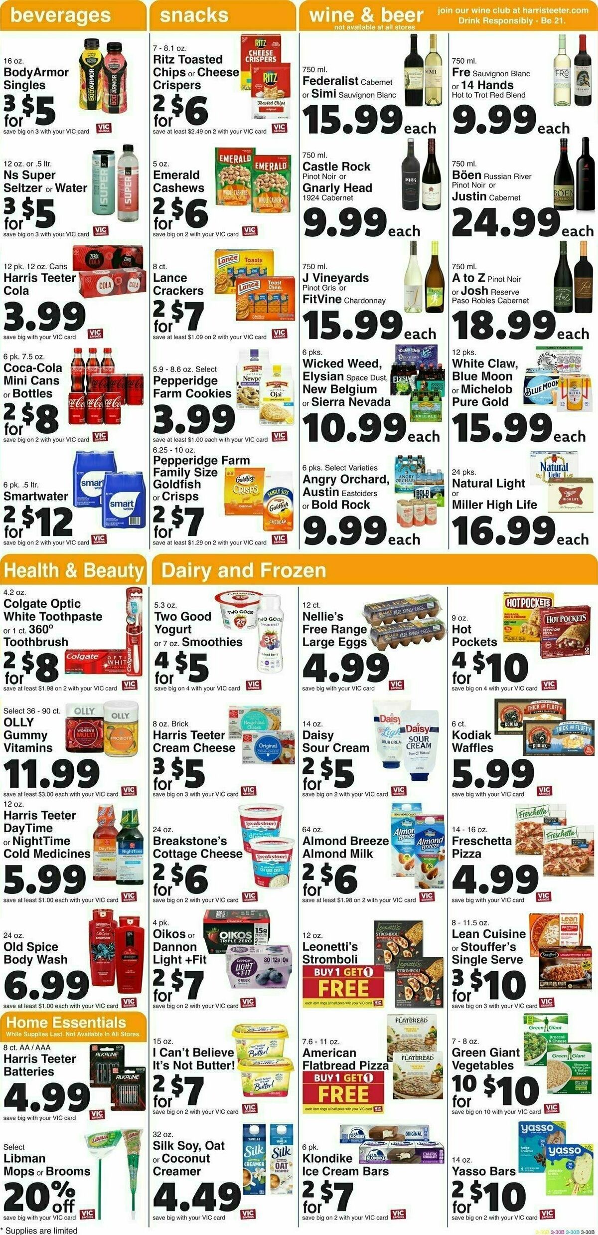 Harris Teeter Weekly Ad from January 24