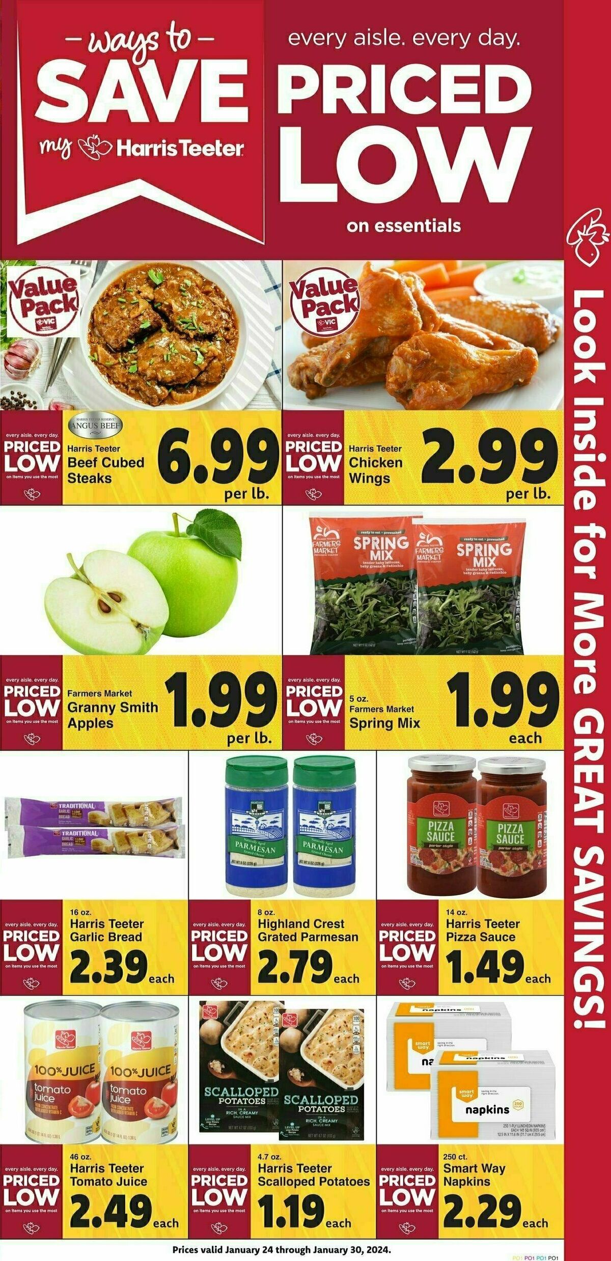 Harris Teeter Weekly Ad from January 24