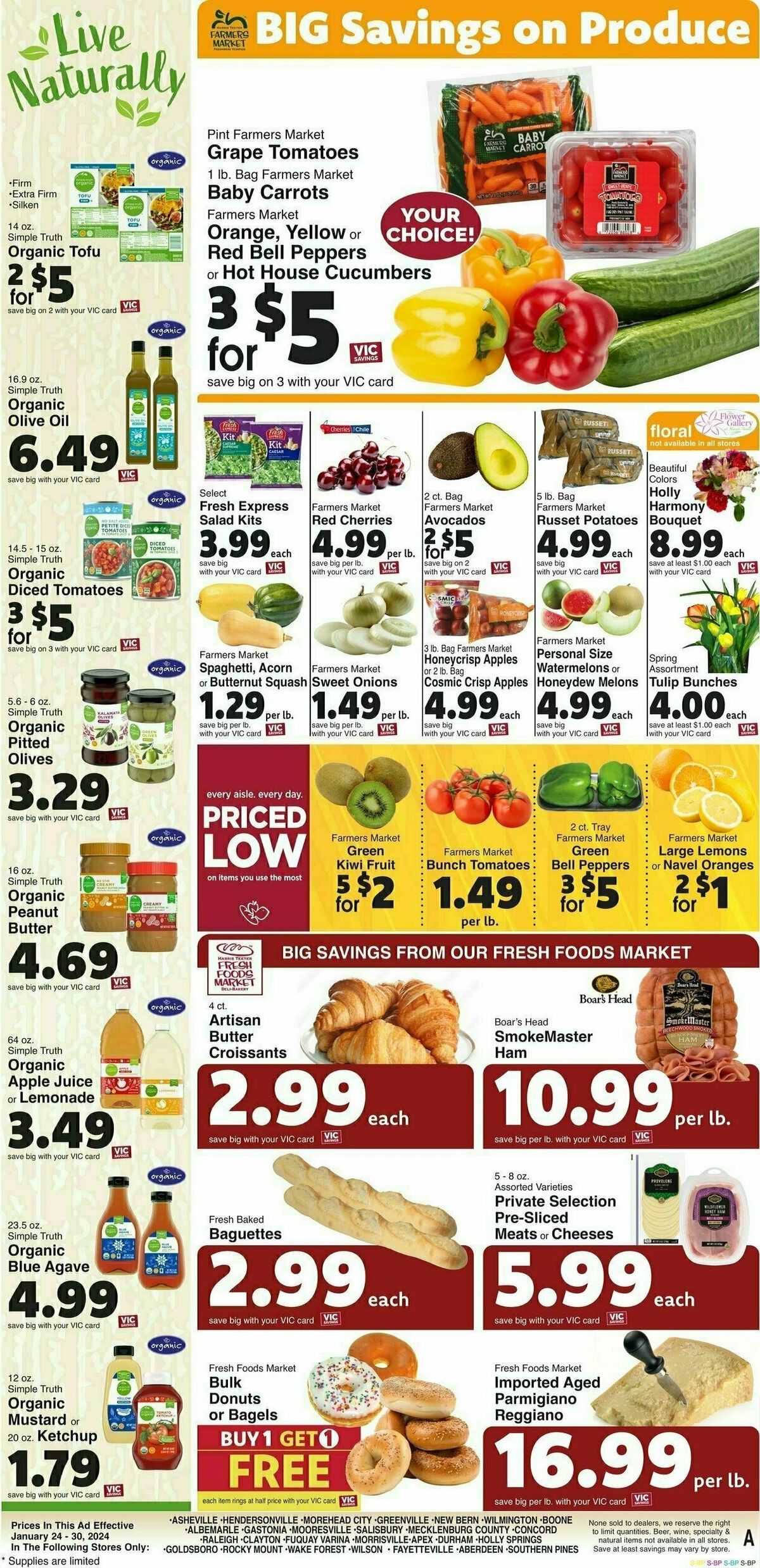 Harris Teeter Weekly Ad from January 24