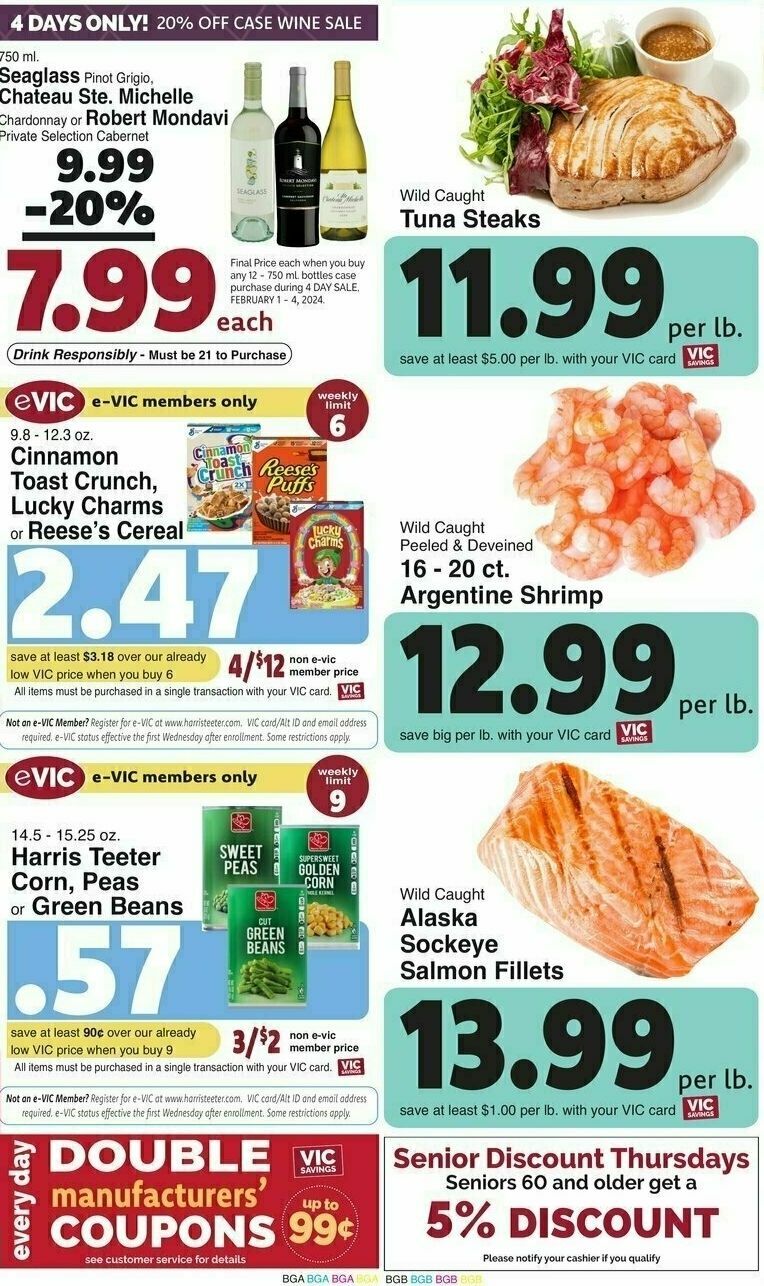 Harris Teeter Weekly Ad from January 31