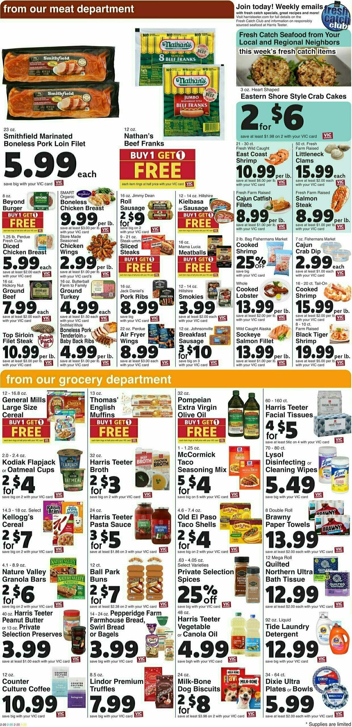 Harris Teeter Weekly Ad from February 7