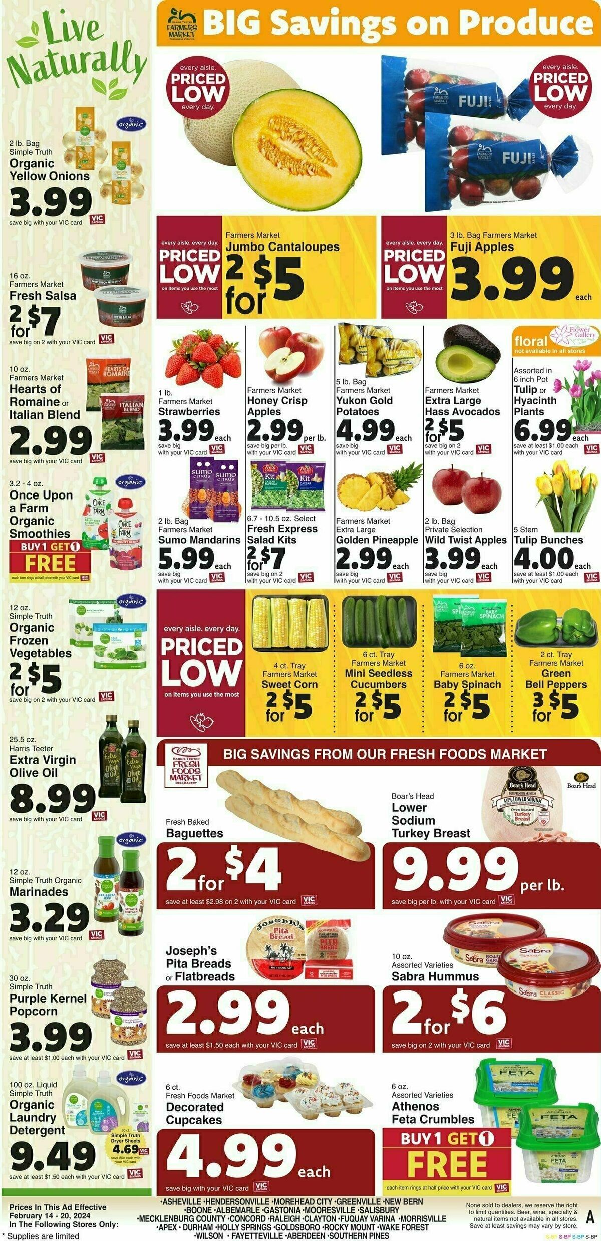 Harris Teeter Weekly Ad from February 14