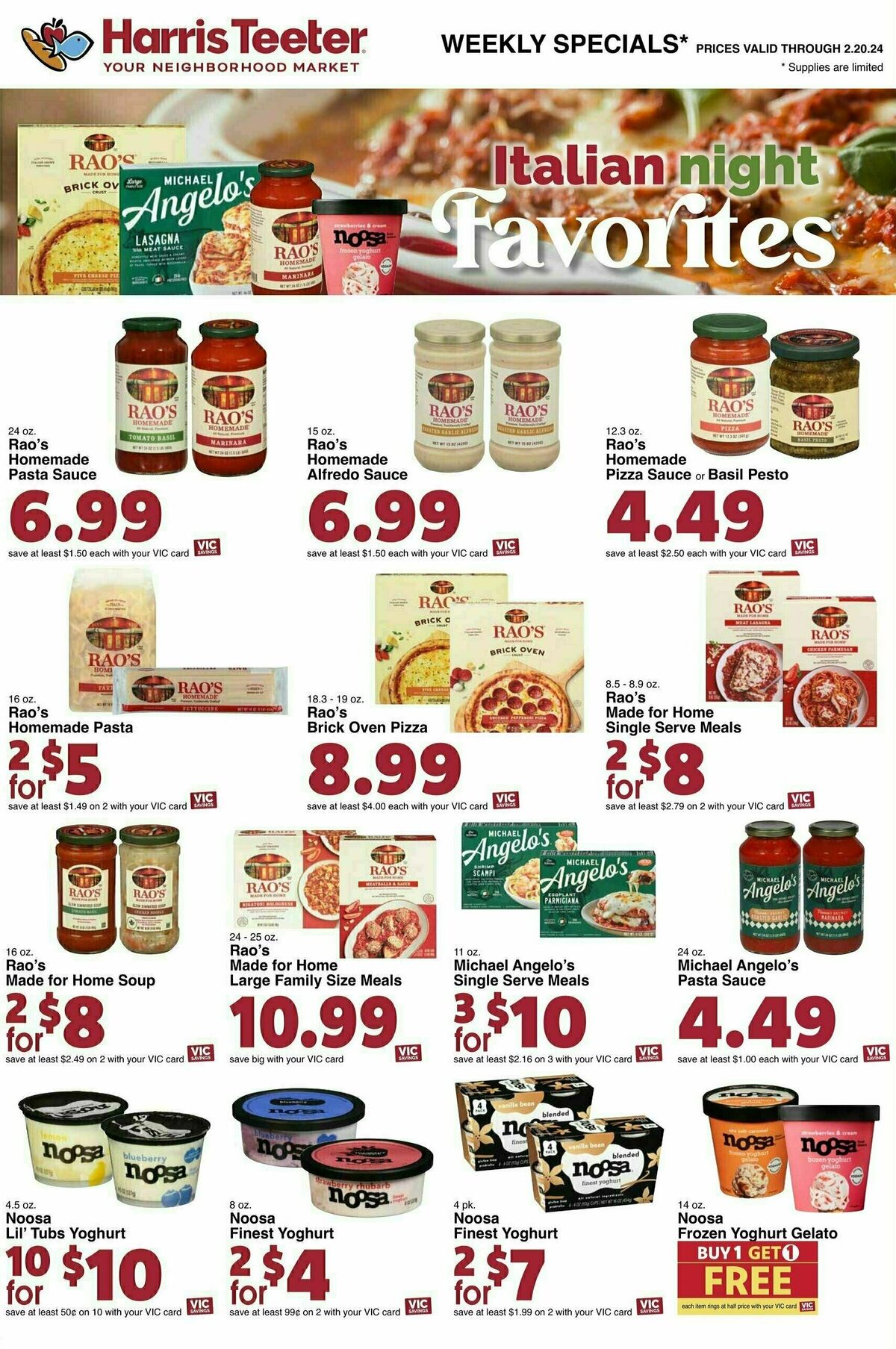 Harris Teeter Weekly Ad from February 14