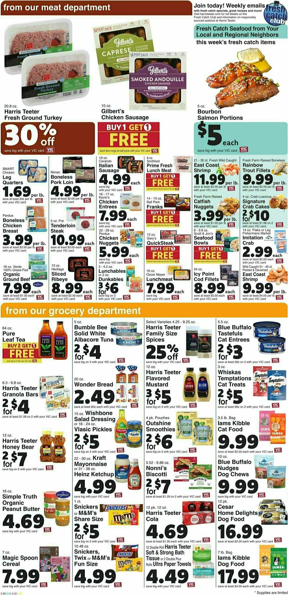 Harris Teeter Weekly Ad from February 14