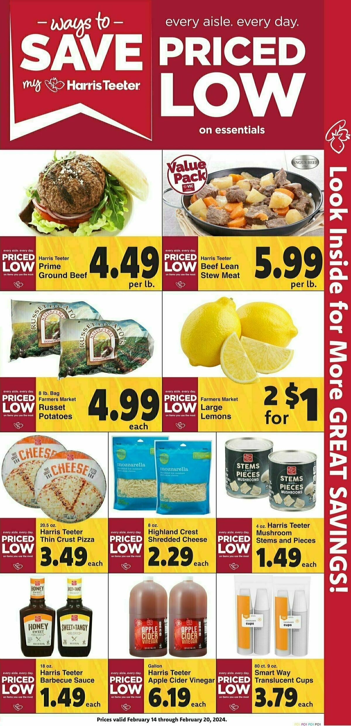 Harris Teeter Weekly Ad from February 14