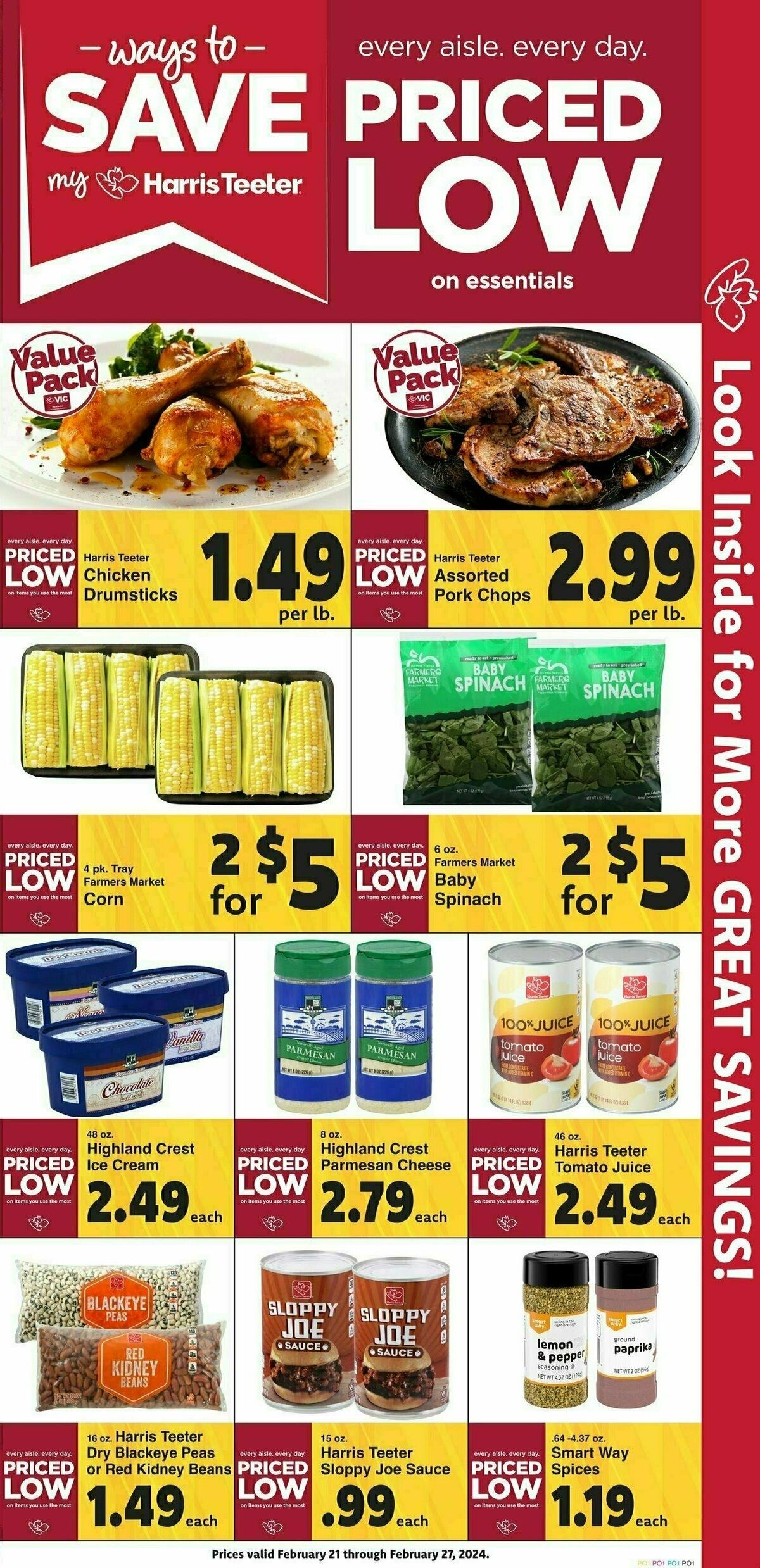 Harris Teeter Weekly Ad from February 21