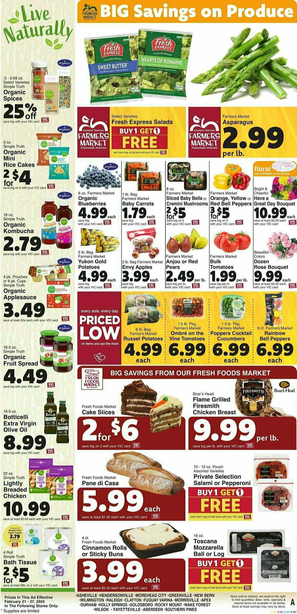 Harris Teeter Weekly Ad from February 21