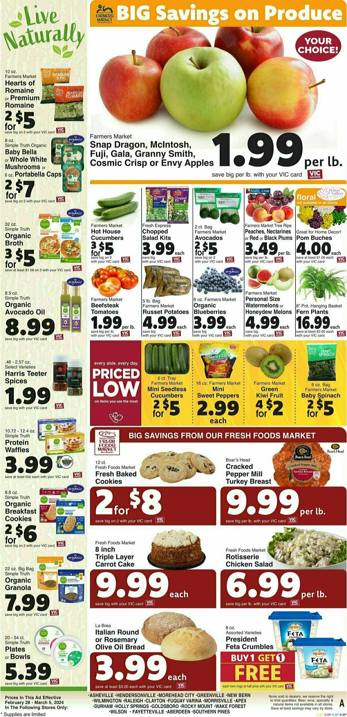 Harris Teeter Weekly Ad from February 28