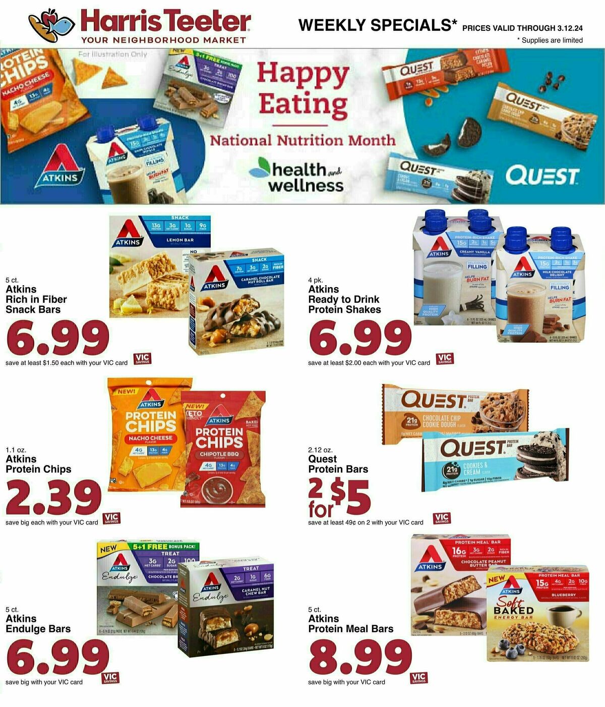 Harris Teeter Weekly Ad from March 6