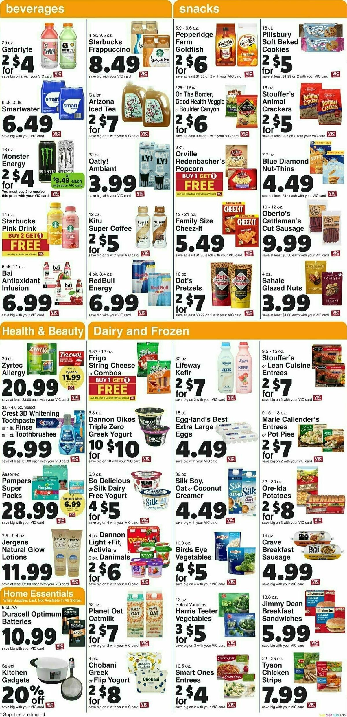 Harris Teeter Weekly Ad from March 6