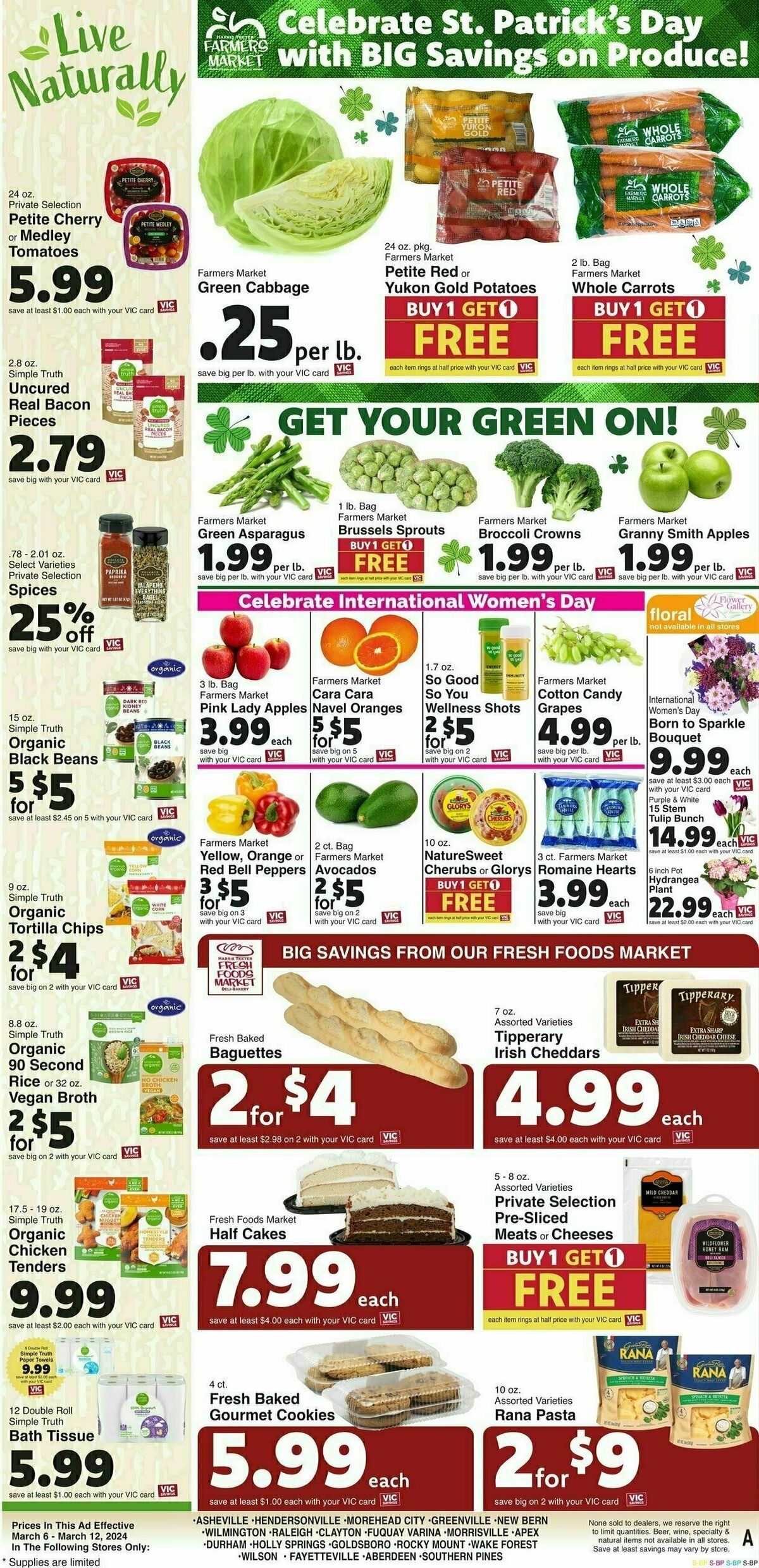 Harris Teeter Weekly Ad from March 6