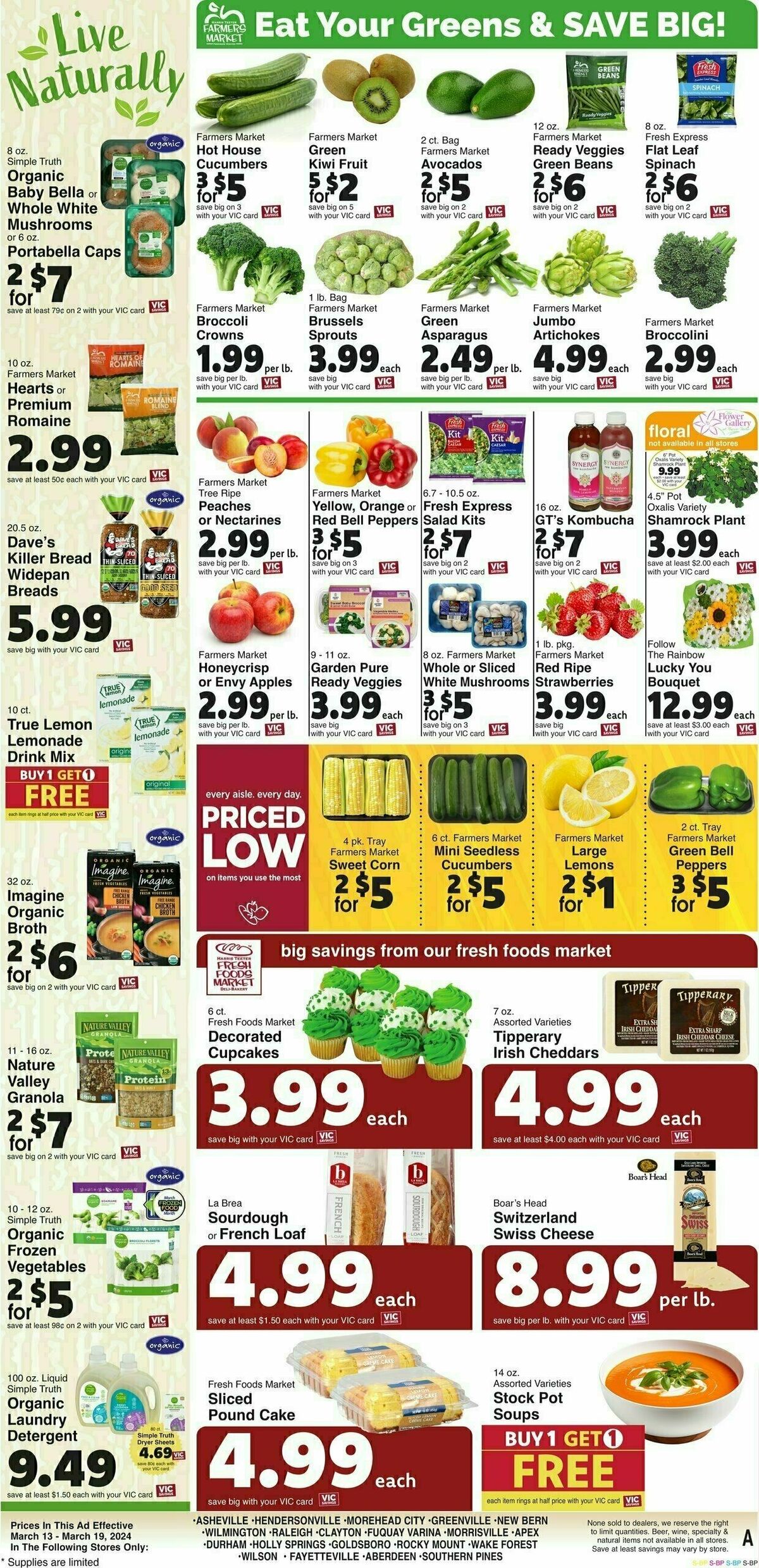 Harris Teeter Weekly Ad from March 13