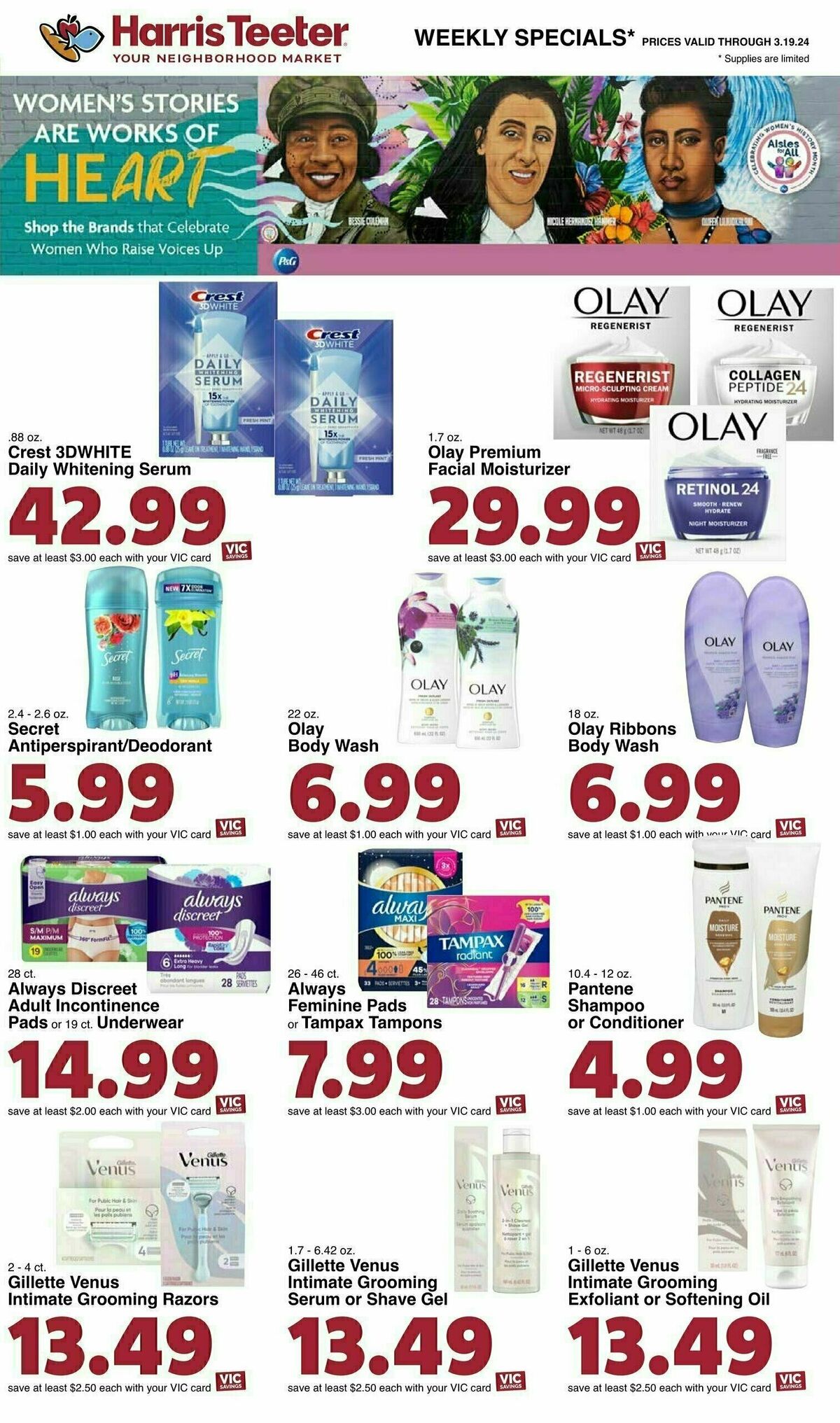 Harris Teeter Weekly Ad from March 13