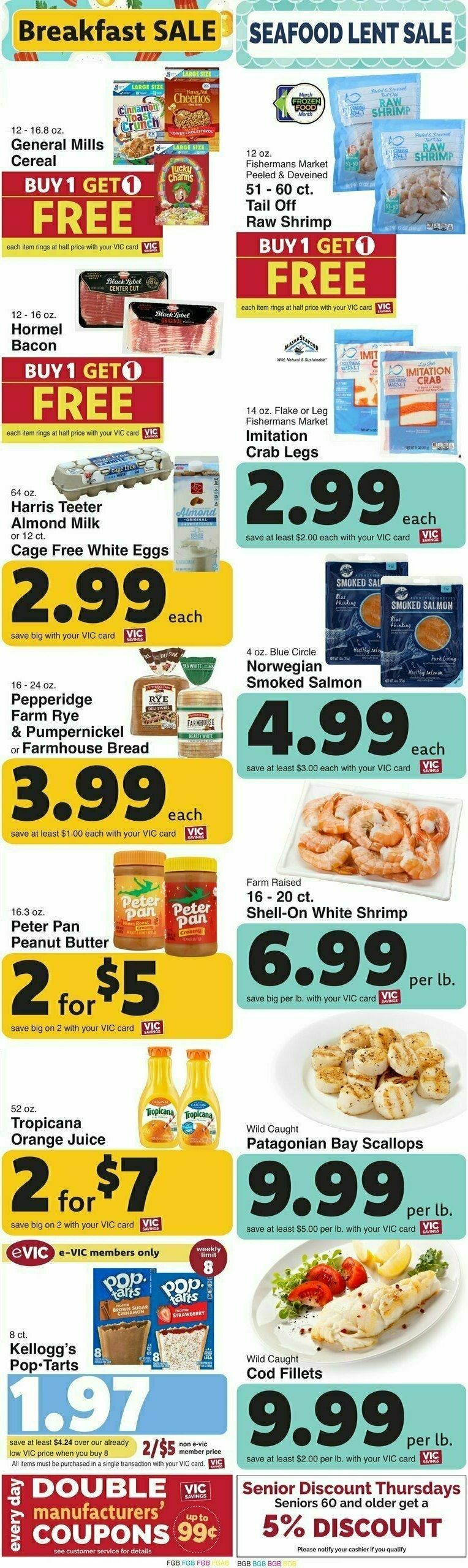 Harris Teeter Weekly Ad from March 13