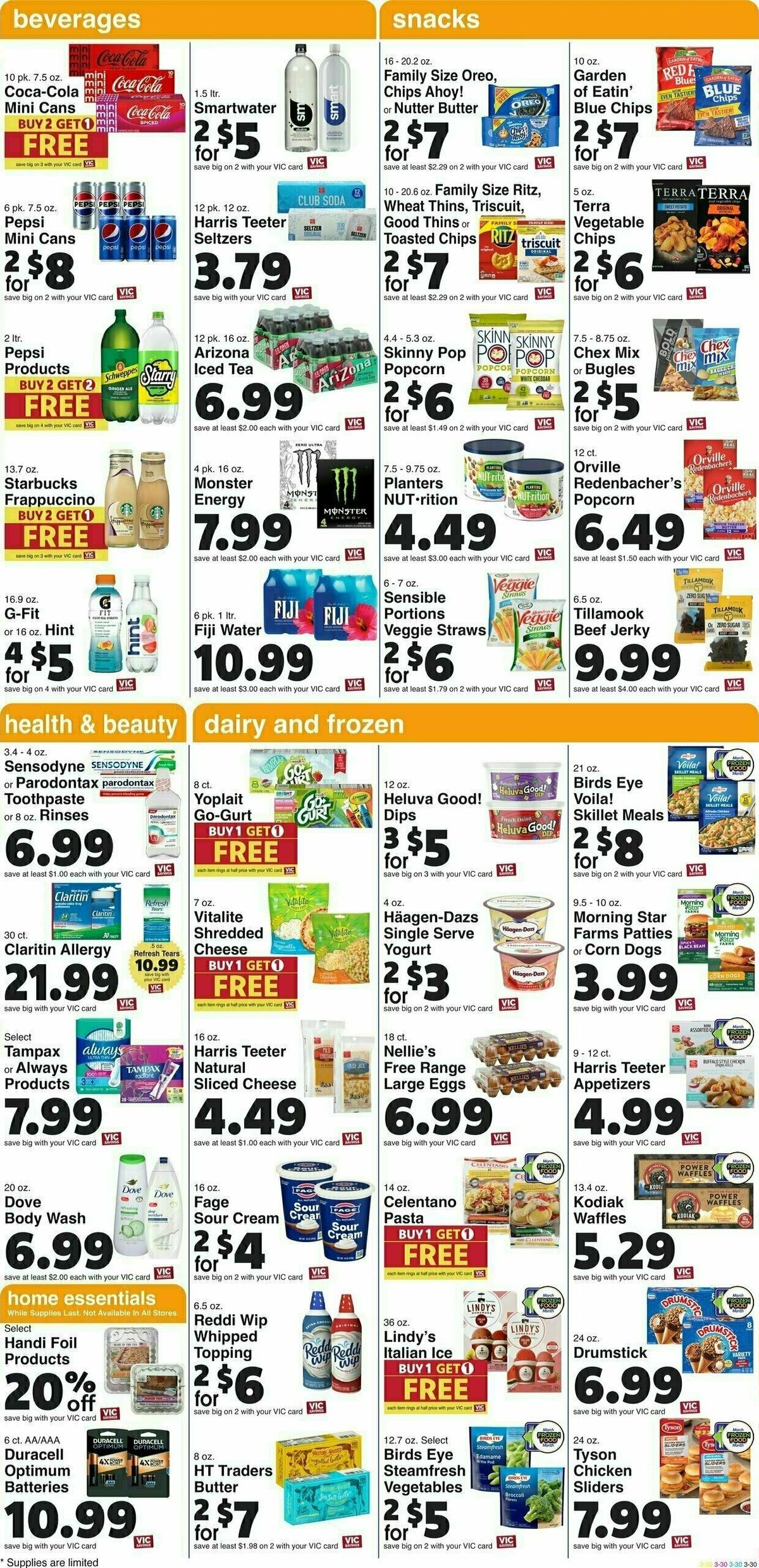 Harris Teeter Weekly Ad from March 13