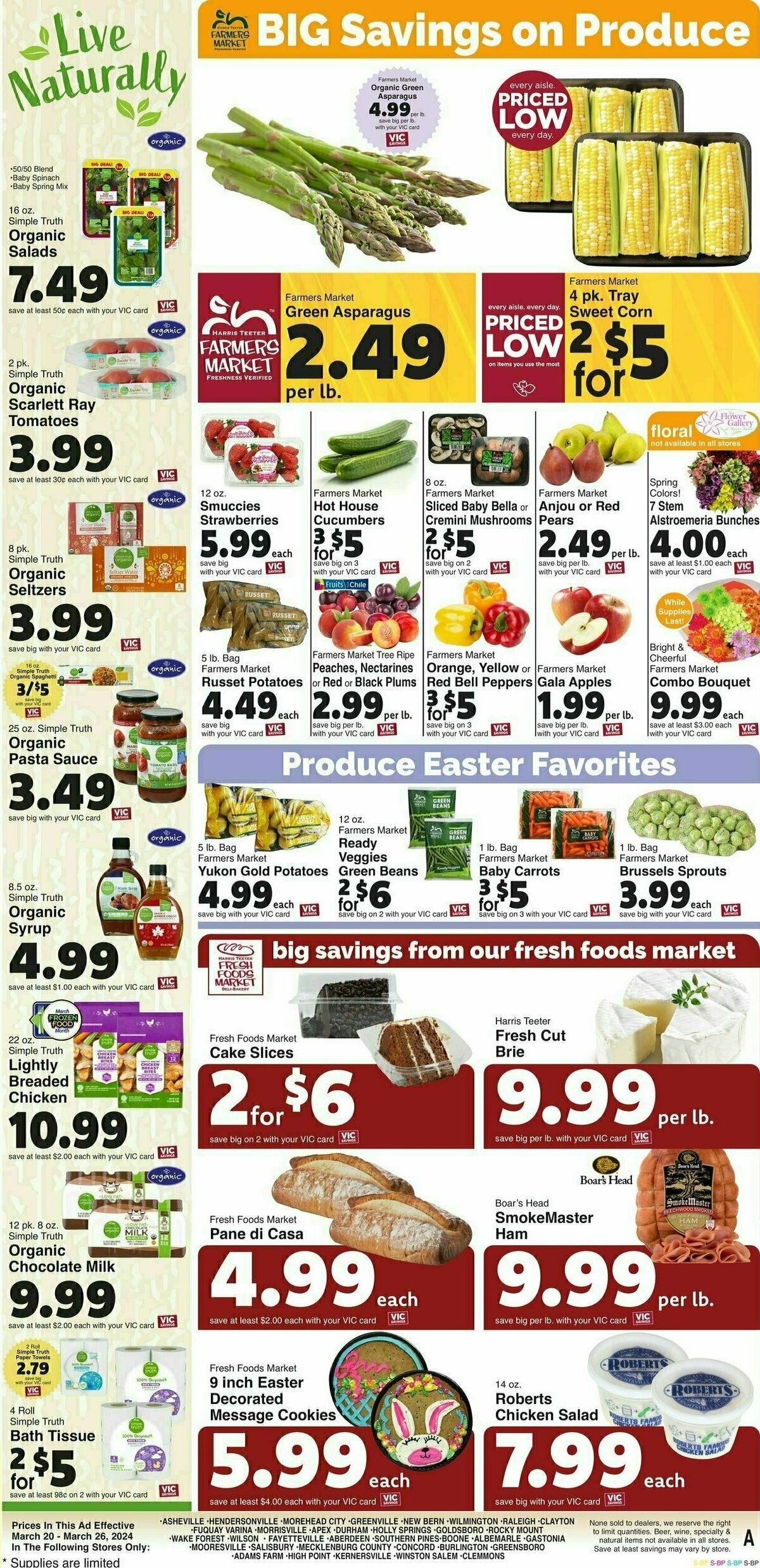 Harris Teeter Weekly Ad from March 20