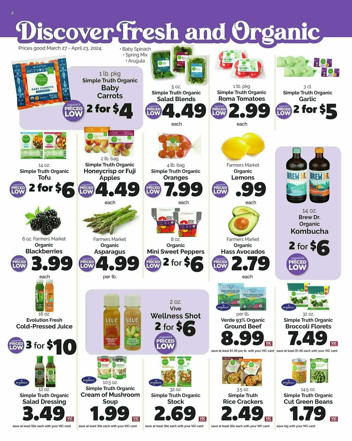 Harris Teeter Discovery - April Weekly Ad from March 27