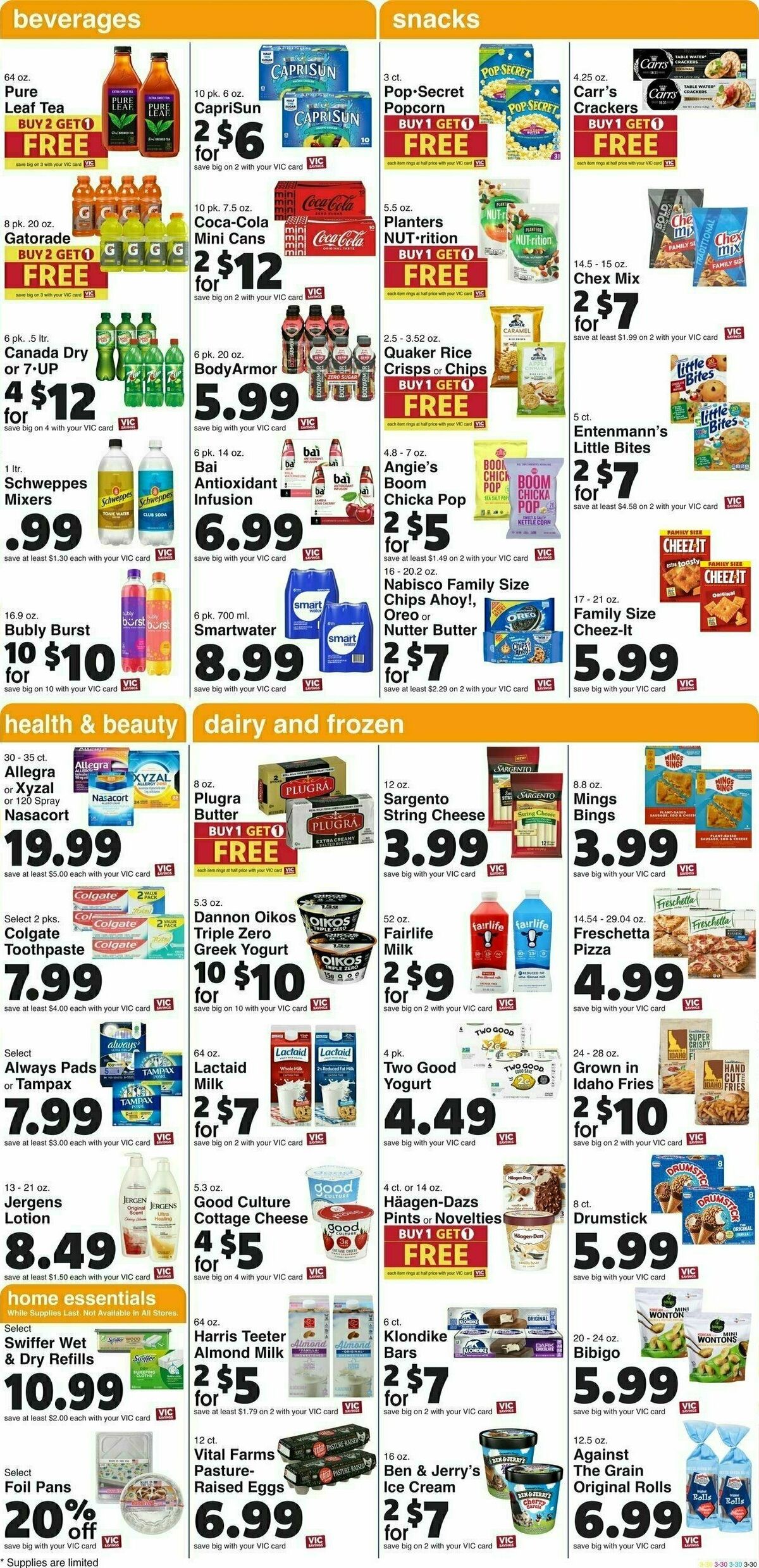 Harris Teeter Weekly Ad from March 27