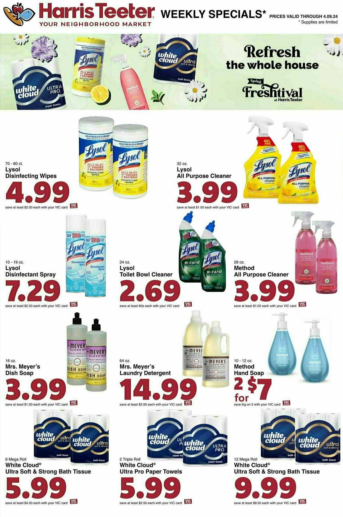 Harris Teeter Weekly Ad from April 3