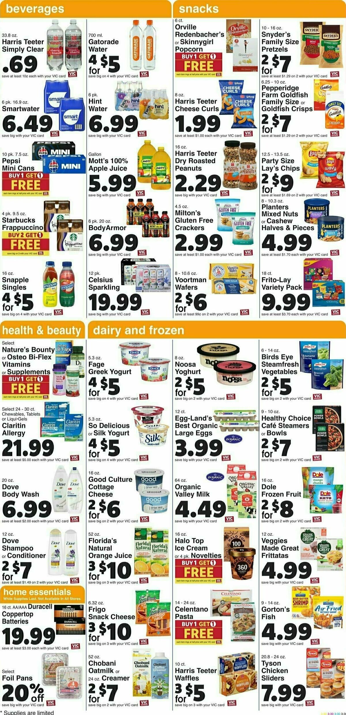 Harris Teeter Weekly Ad from April 3