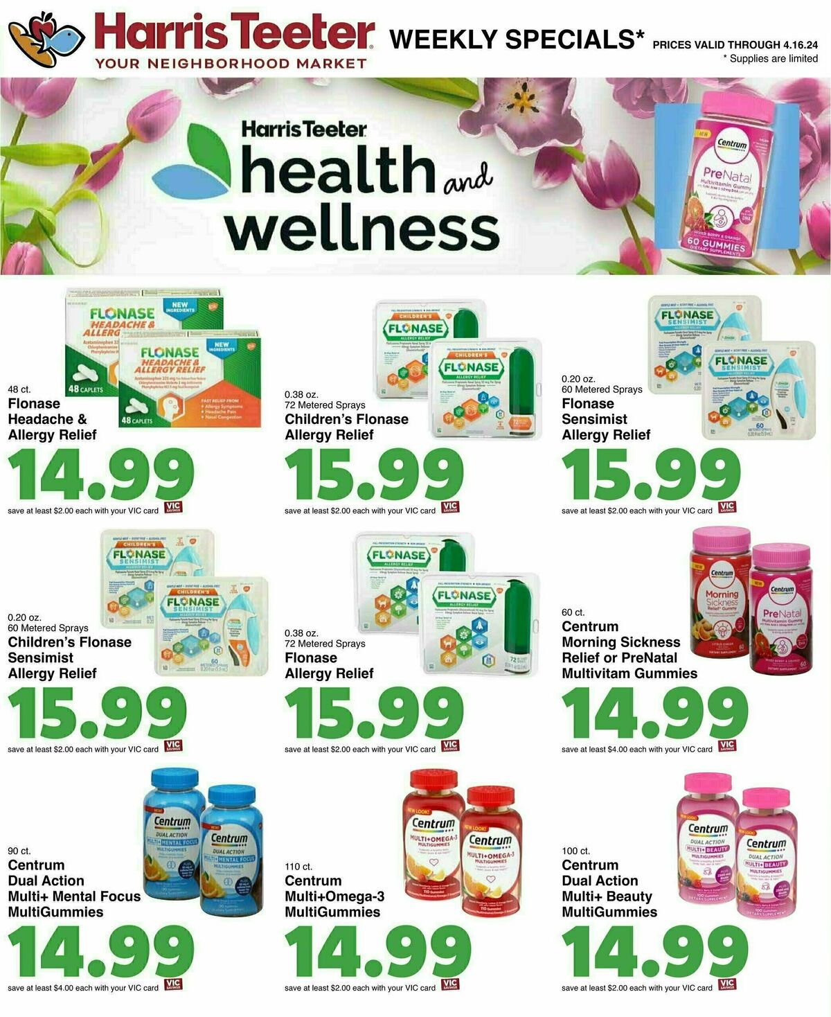 Harris Teeter Weekly Ad from April 10