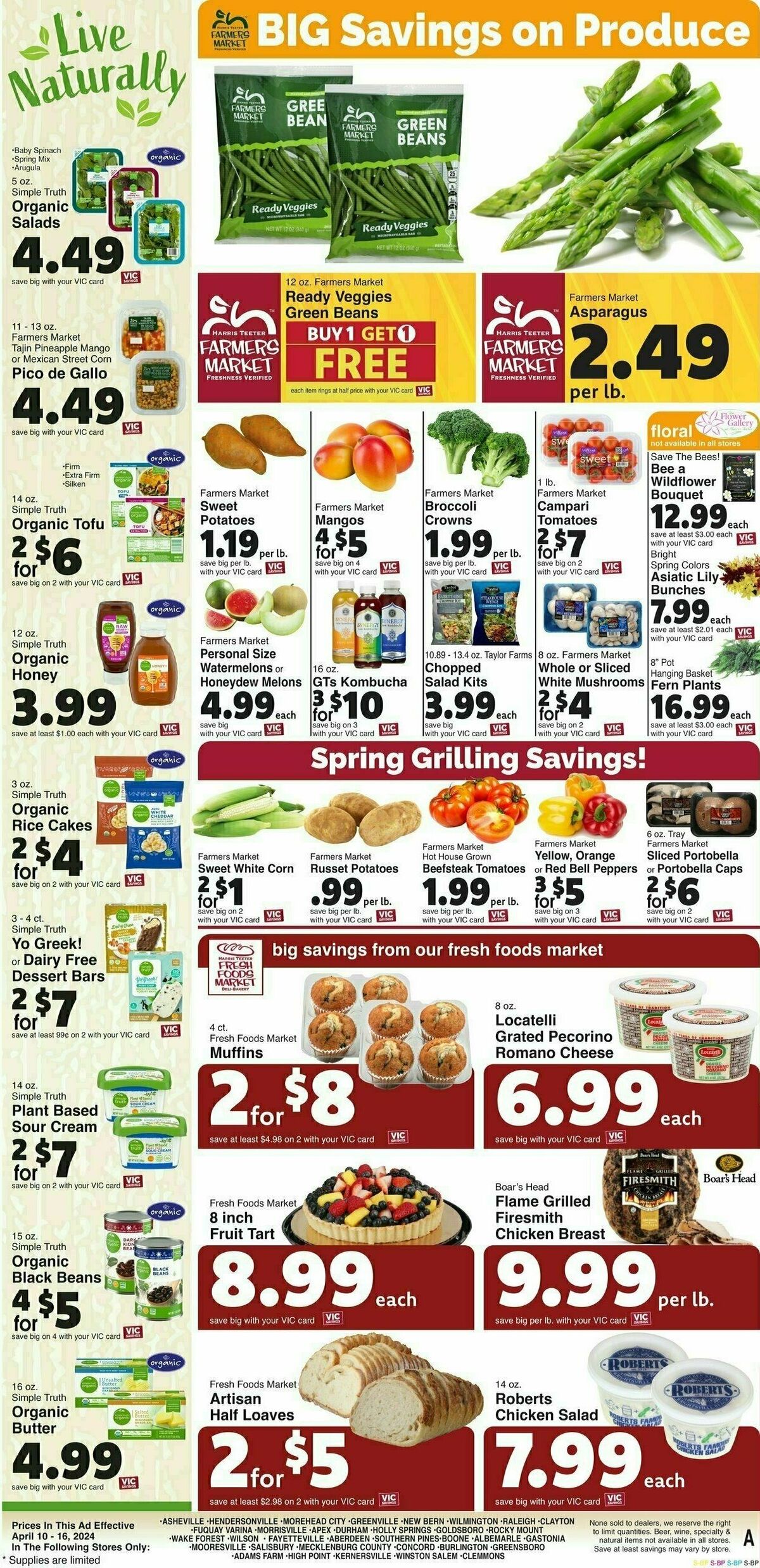 Harris Teeter Weekly Ad from April 10