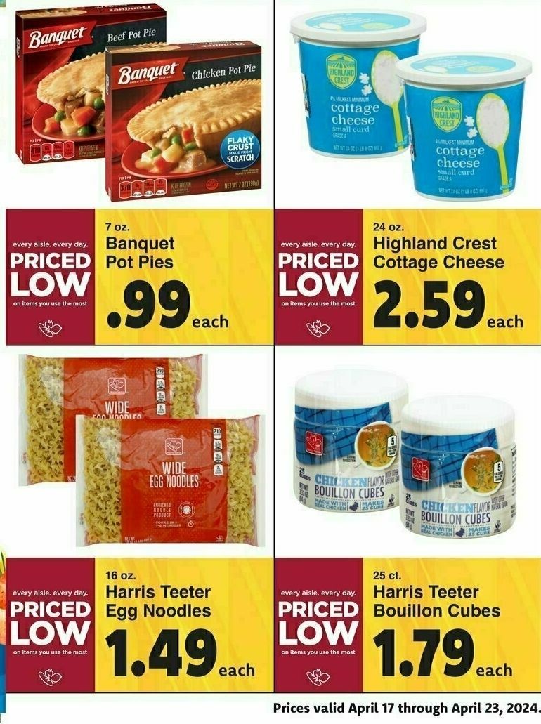 Harris Teeter Weekly Ad from April 17