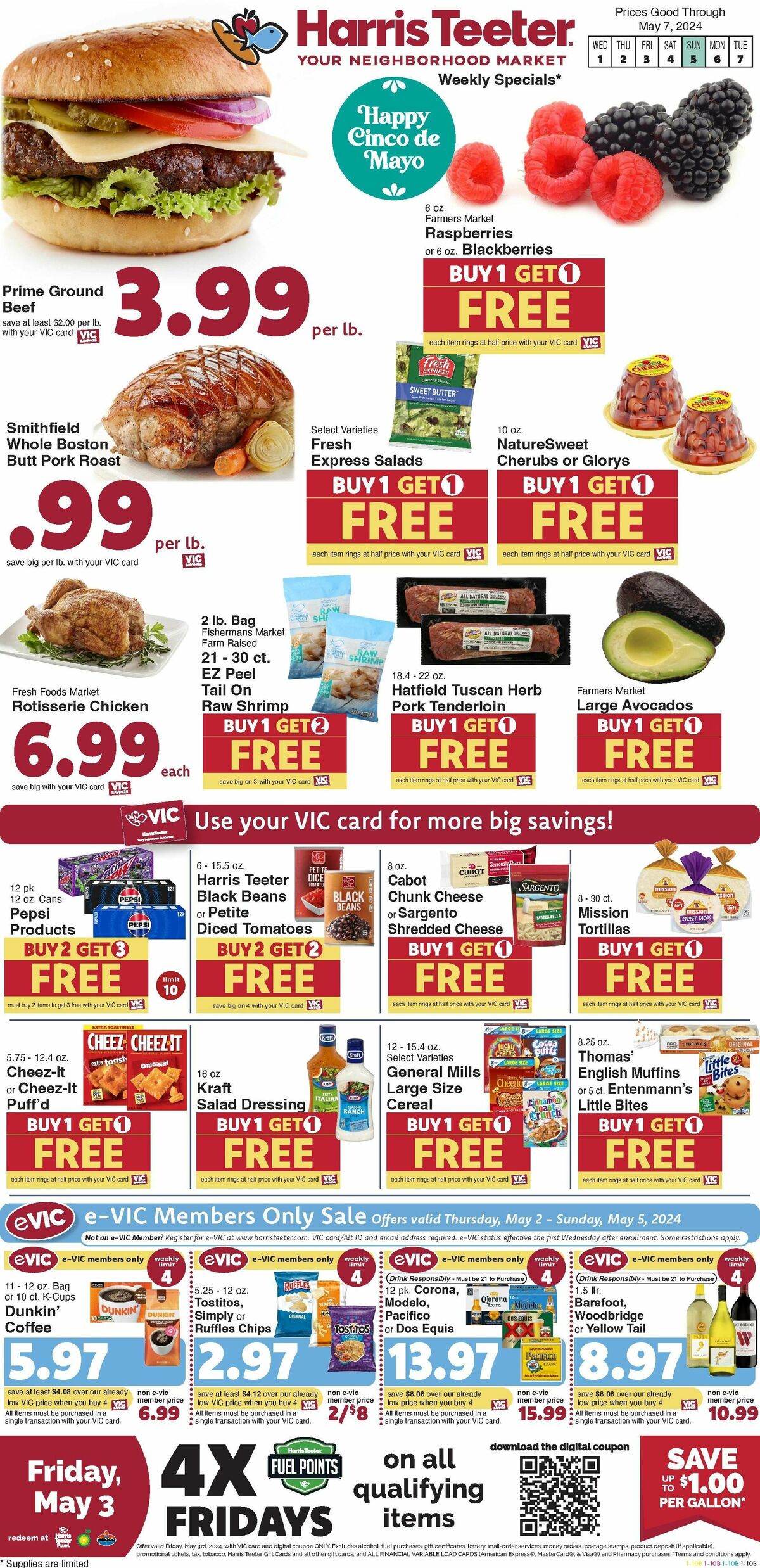 Harris Teeter Weekly Ad from May 1