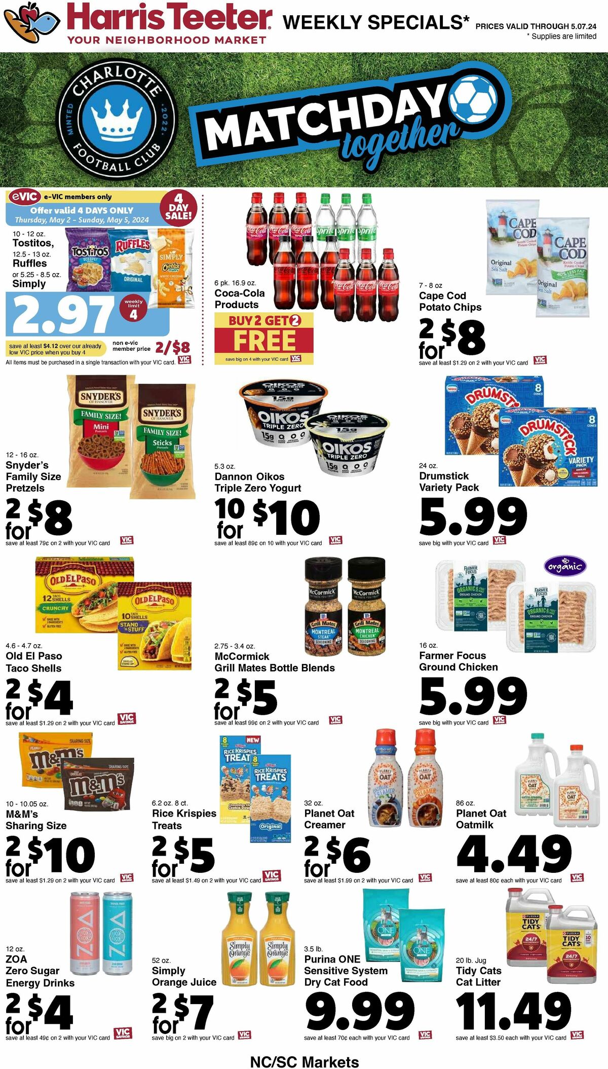 Harris Teeter Weekly Ad from May 1