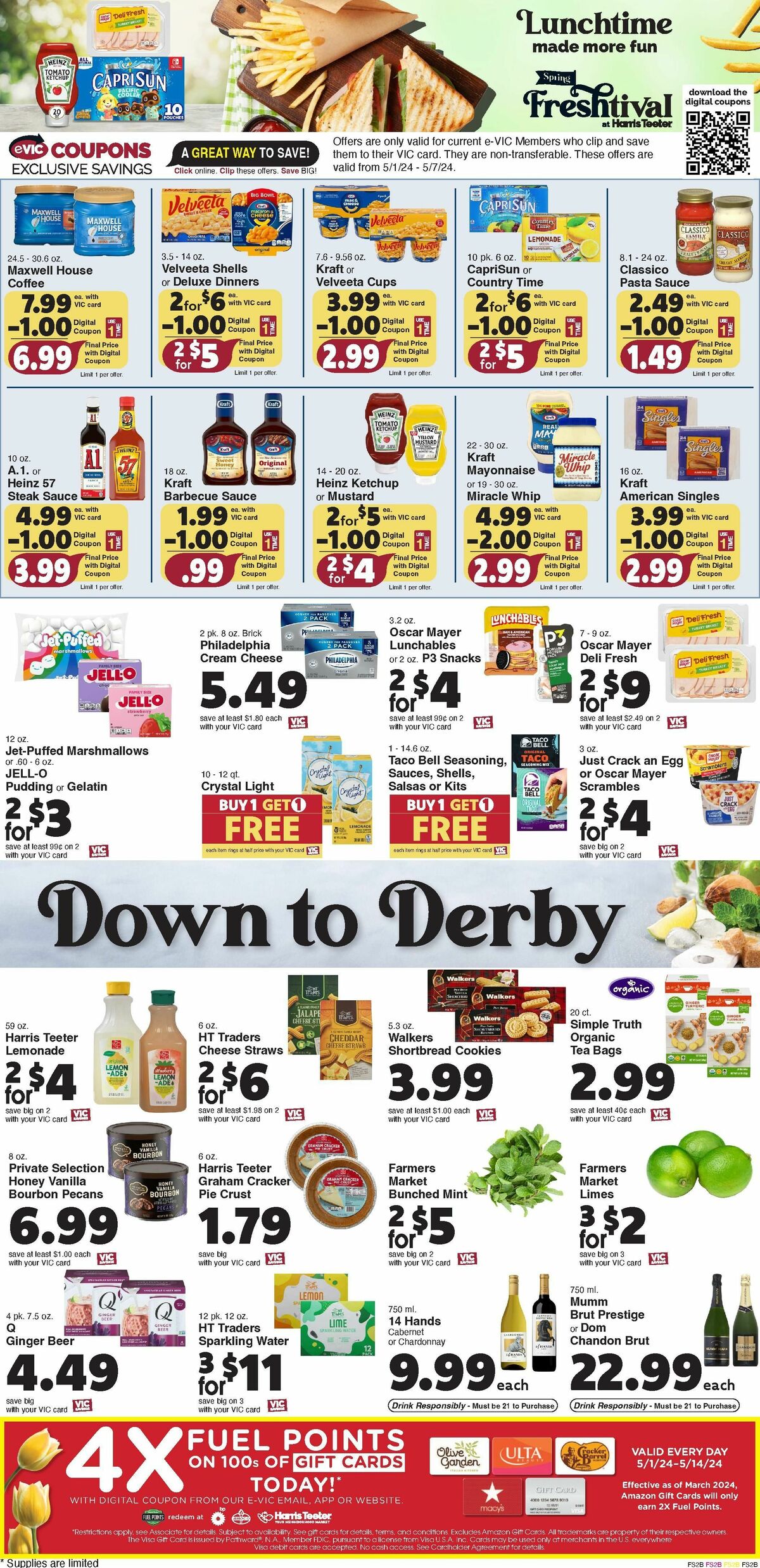 Harris Teeter Weekly Ad from May 1