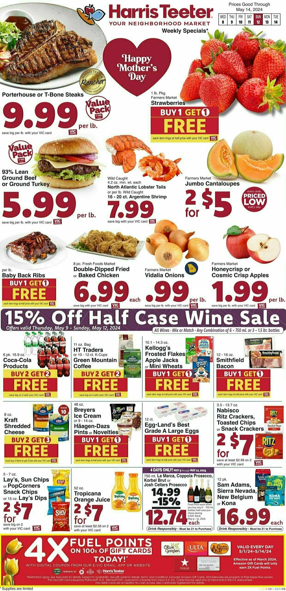 Harris Teeter Weekly Ad from May 8