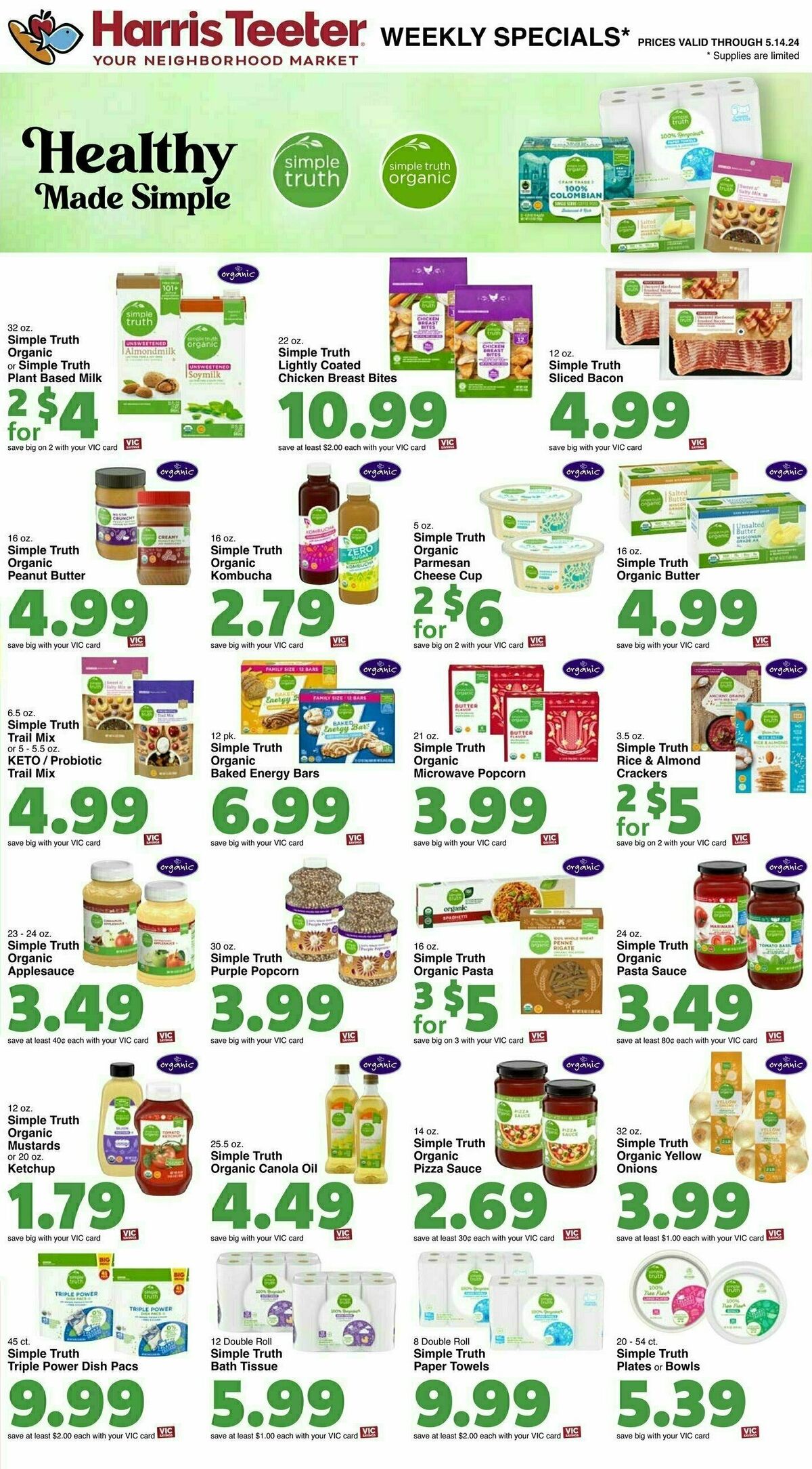 Harris Teeter Weekly Ad from May 8