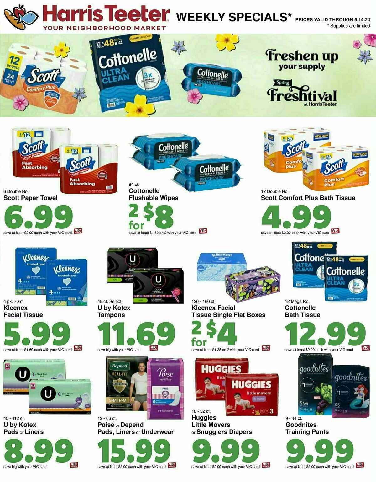 Harris Teeter Weekly Ad from May 8