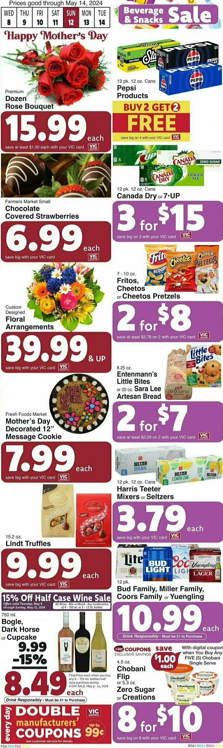 Harris Teeter Weekly Ad from May 8