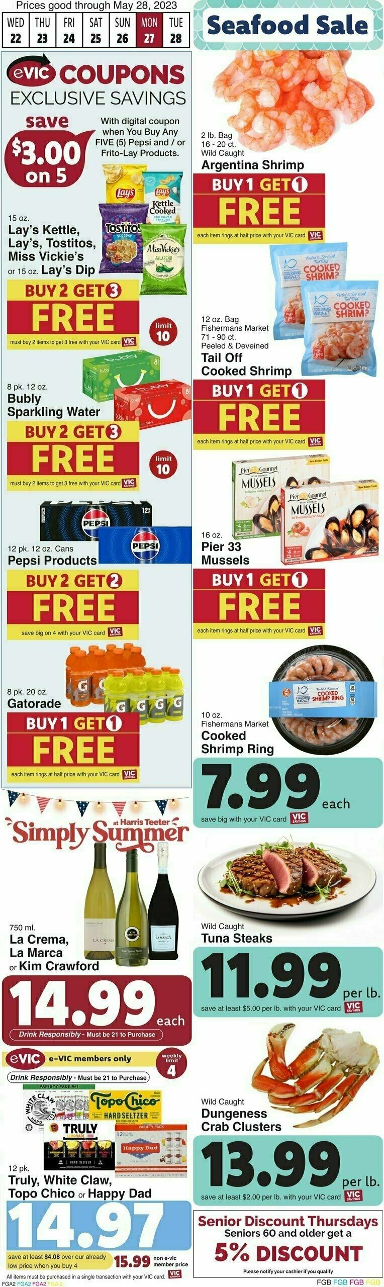 Harris Teeter Weekly Ad from May 22