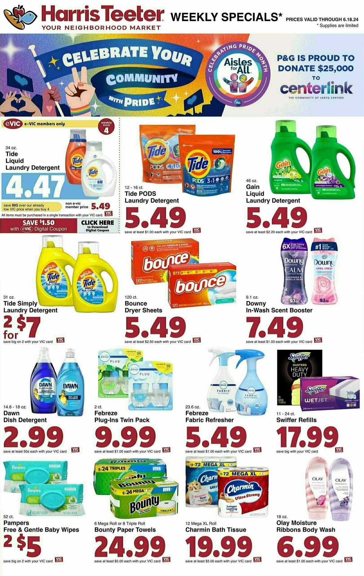 Harris Teeter Weekly Ad from June 12