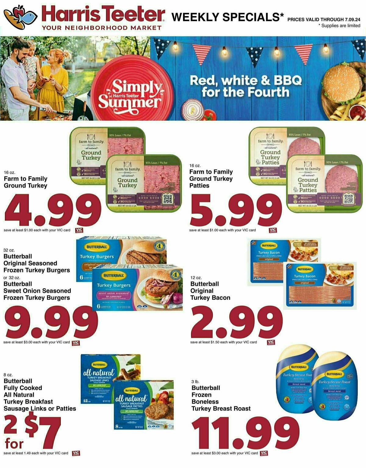 Harris Teeter Weekly Ad from July 3