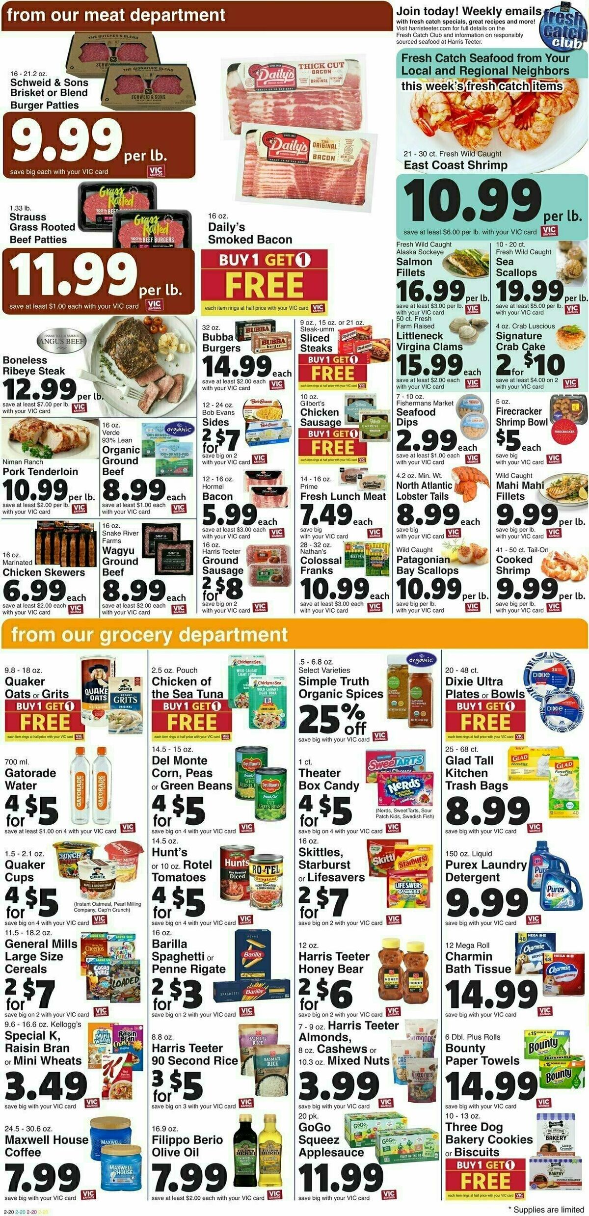 Harris Teeter Weekly Ad from July 3