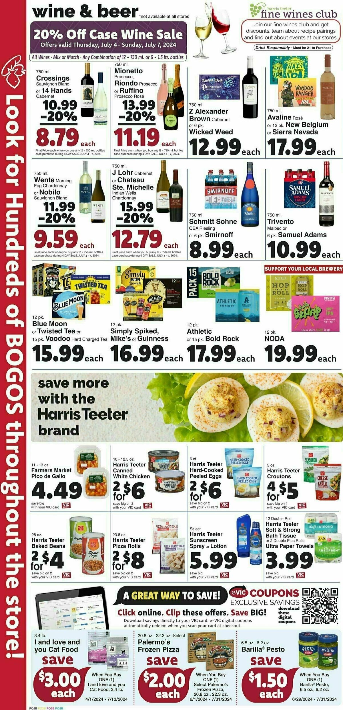 Harris Teeter Weekly Ad from July 3