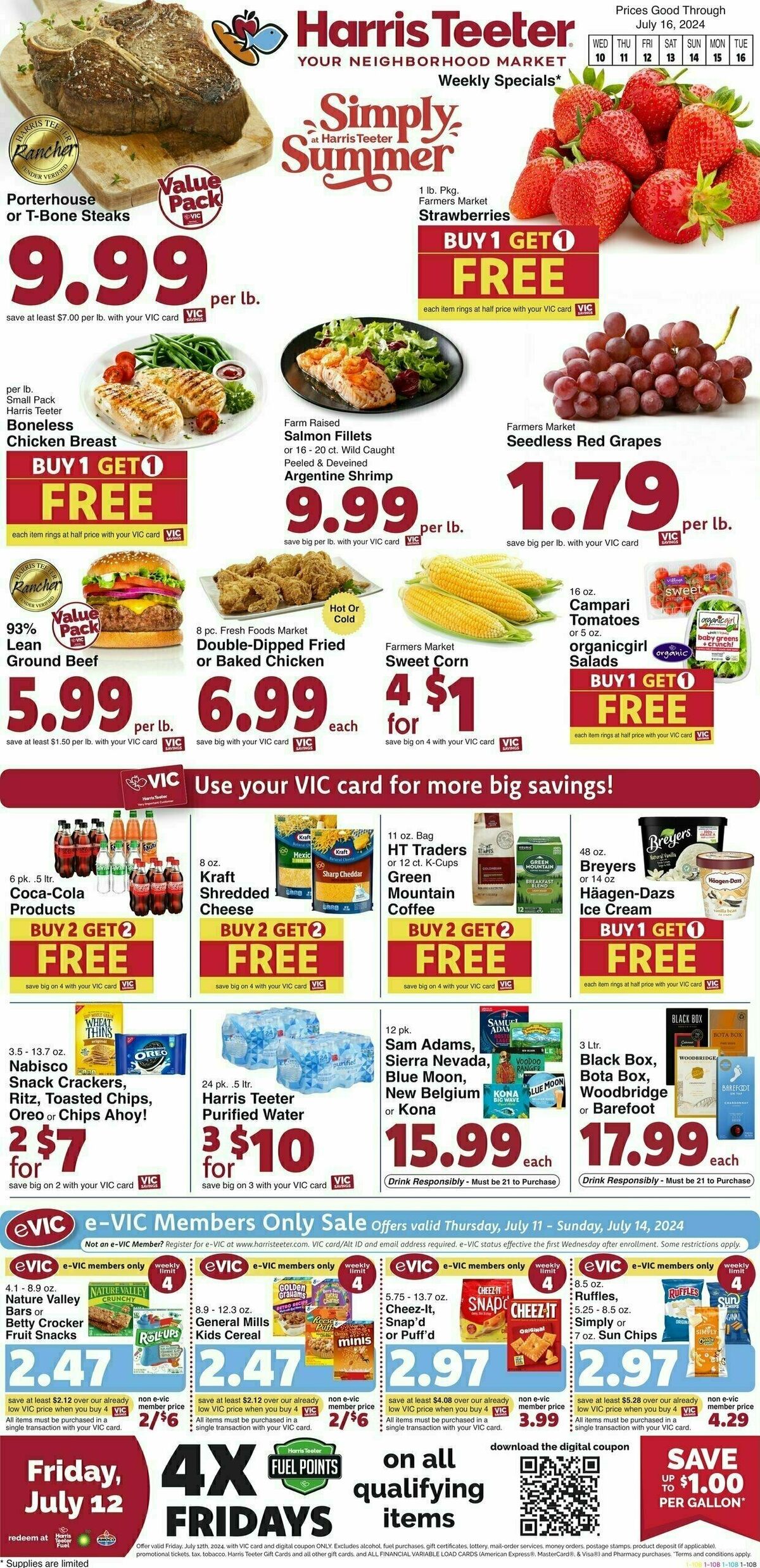 Harris Teeter Weekly Ad from July 10