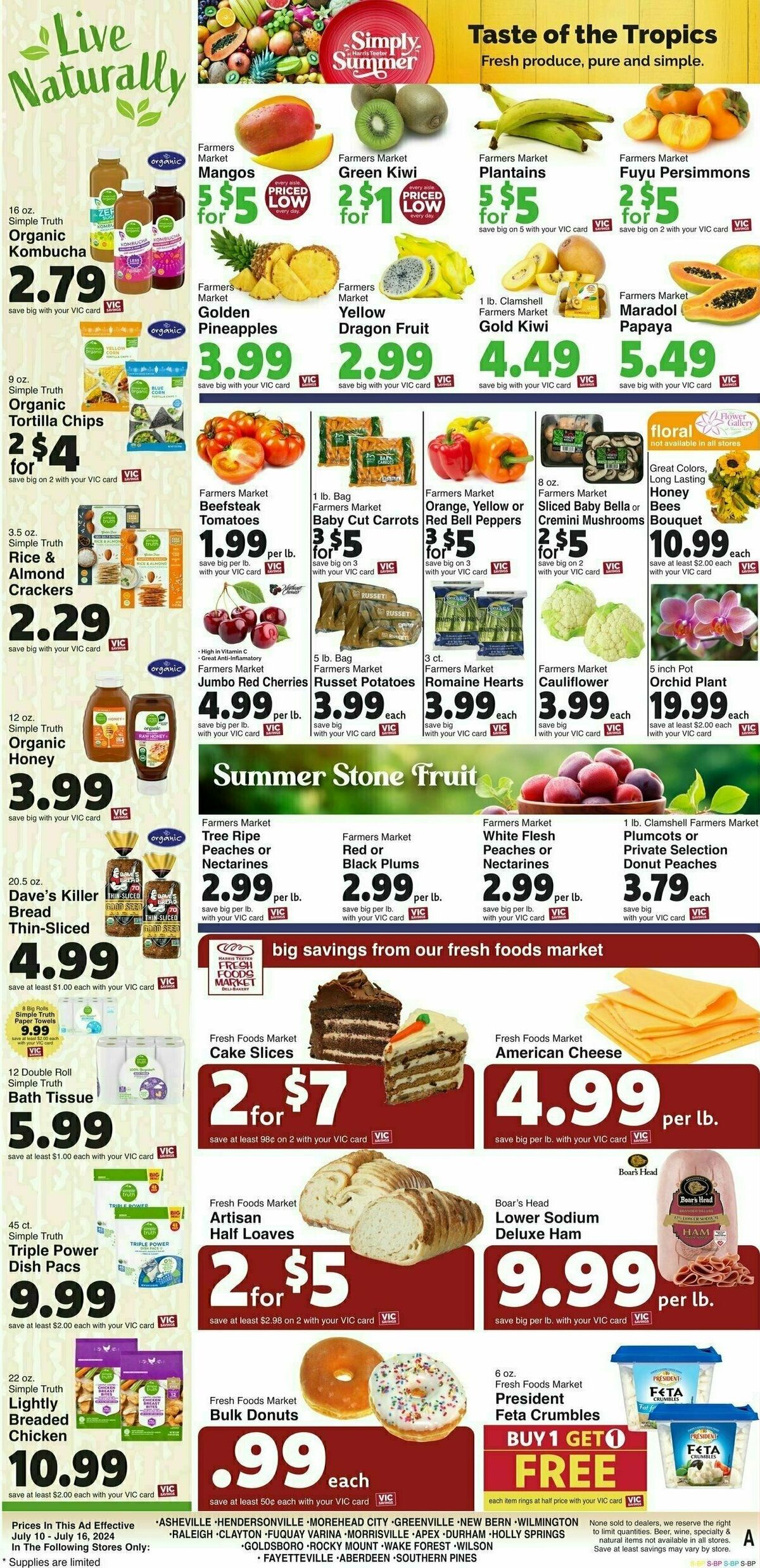 Harris Teeter Weekly Ad from July 10