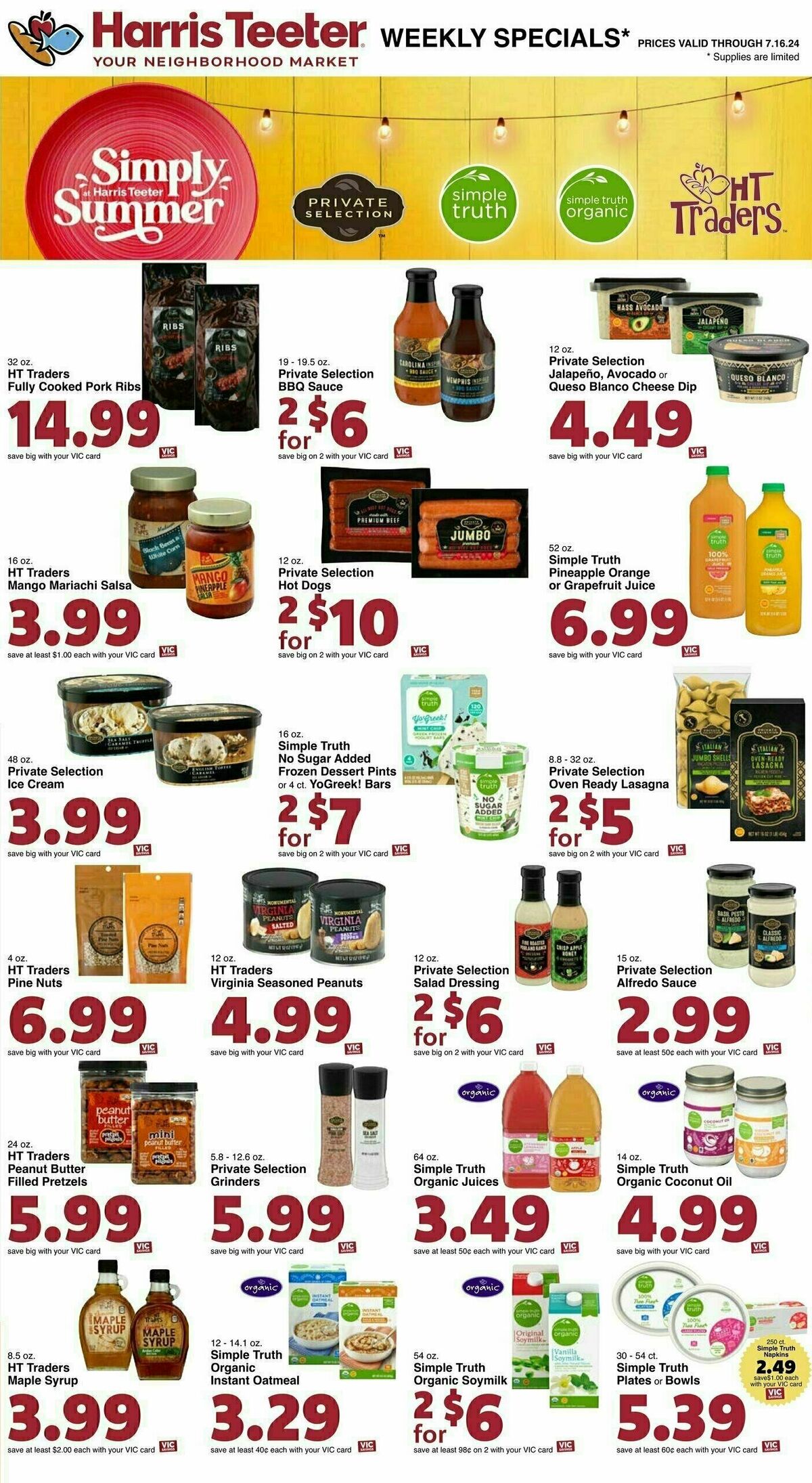 Harris Teeter Weekly Ad from July 10